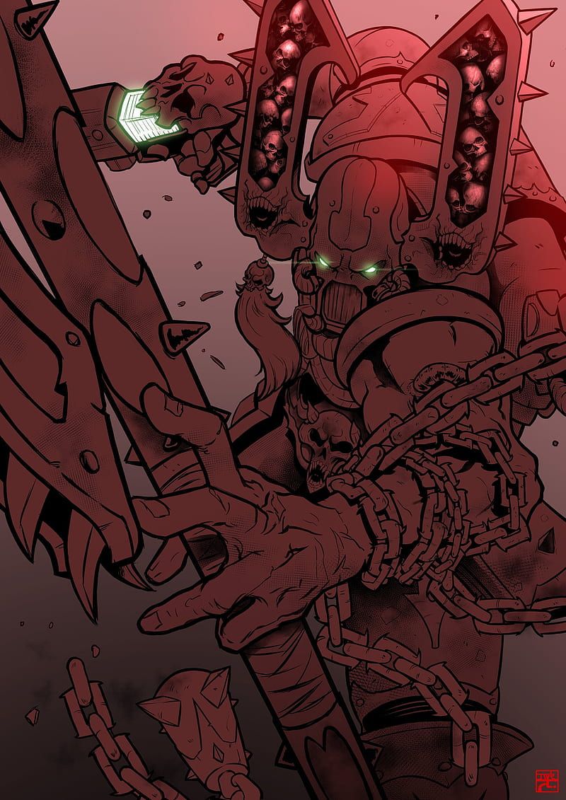 800x1131 Kharn the betrayer, 40k, world eaters, HD phone wallpaper