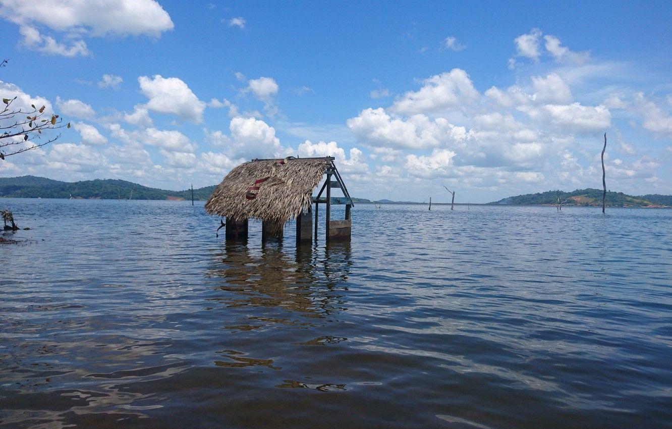 1332x850 Wallpaper Stuwmeer in Suriname, Meer in Suriname, Brokopondo