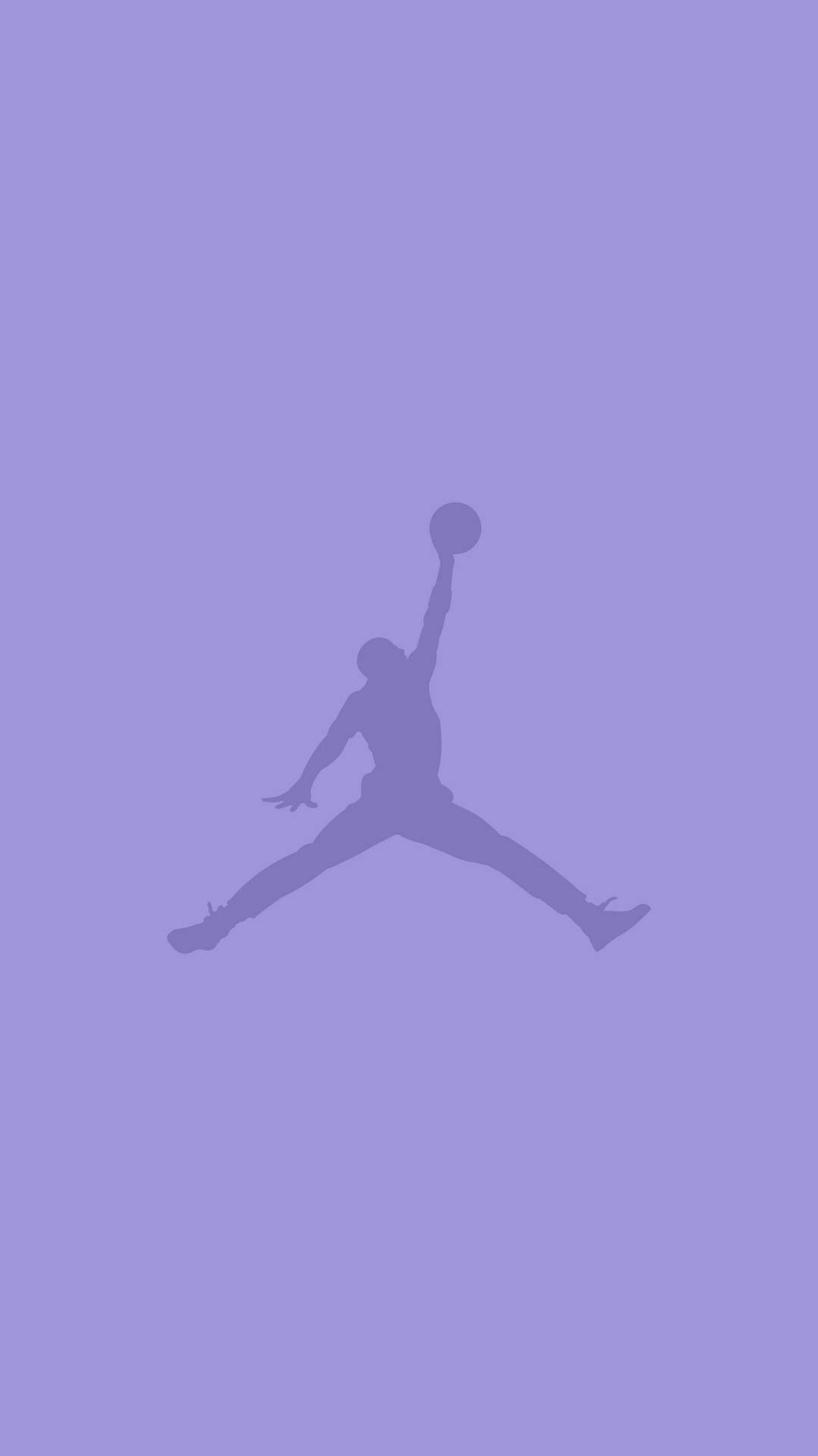 1079x1920 Download Minimalist Purple Jordan Art Wallpaper