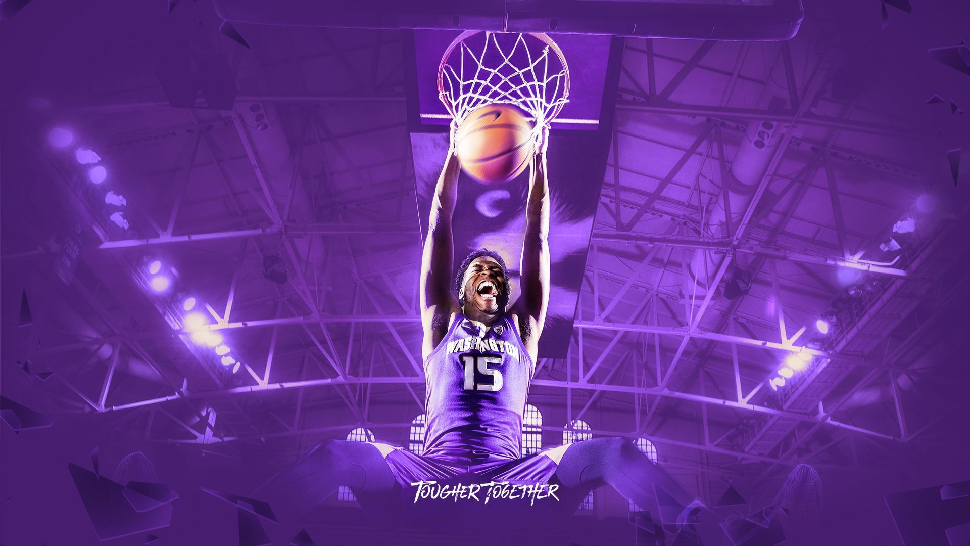 1920x1080 Purple Aesthetic Basketball Wallpaper