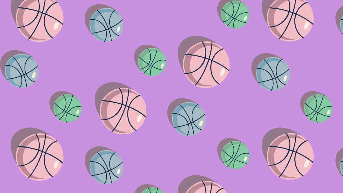 1200x675 Free Purple Basketball Background Template to Edit Online