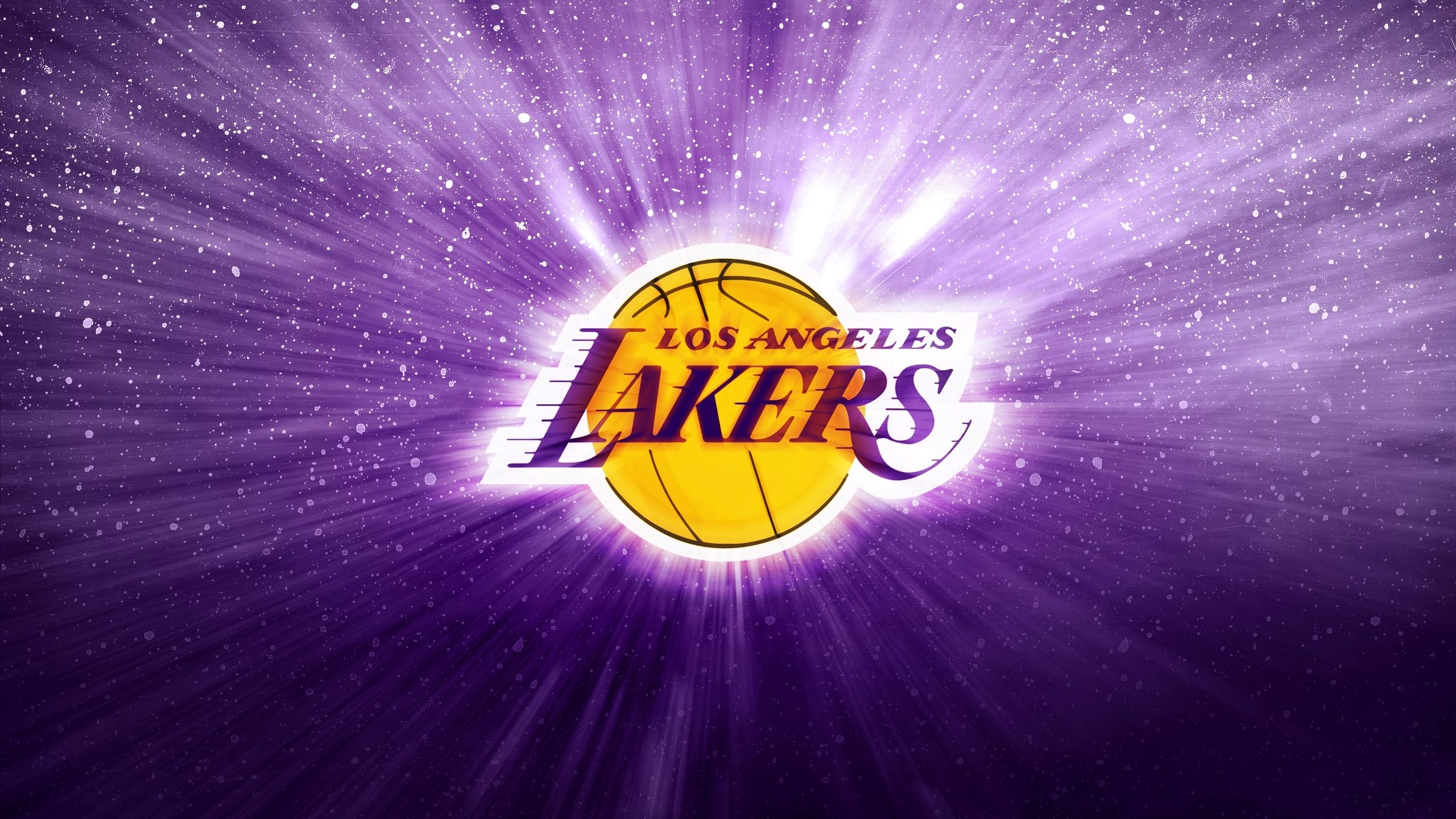 2560x1440 Wallpaper purple, background, logo, Basketball, NBA, Los Angeles, Los Angeles Lakers for mobile and desktop, section спорт, resolution 2560x1440
