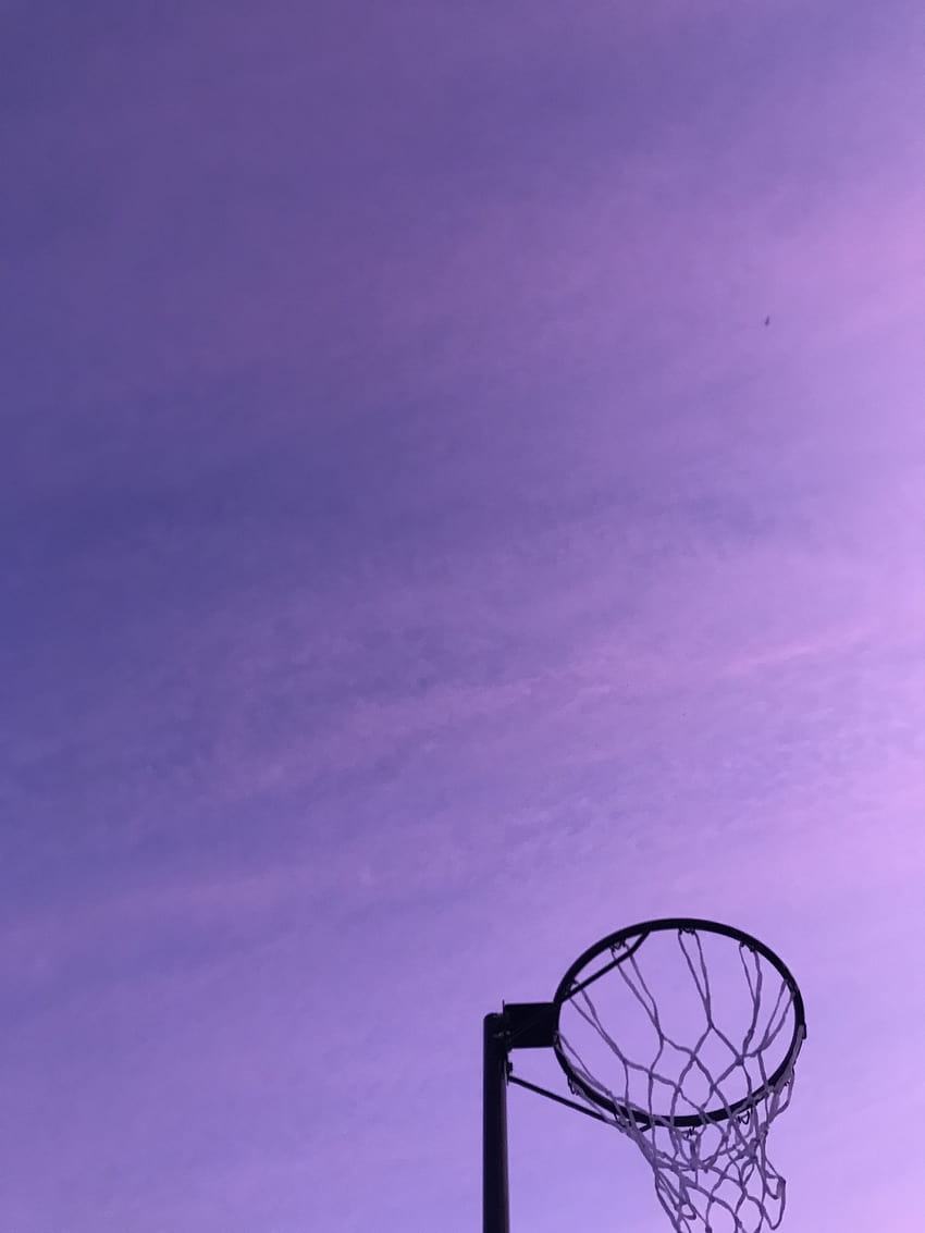 850x1133 Netball Aesthetics, purple aesthetic basketball HD phone wallpaper