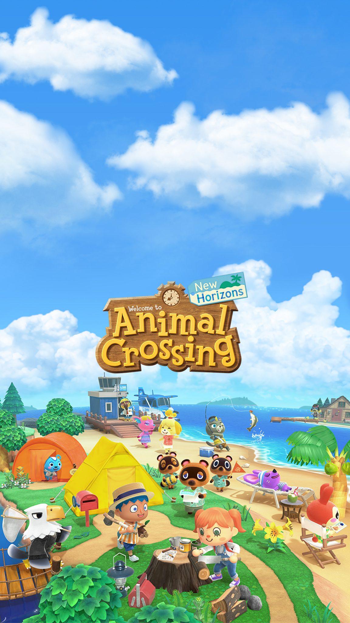 Animal Crossing iPhone wallpaper pack