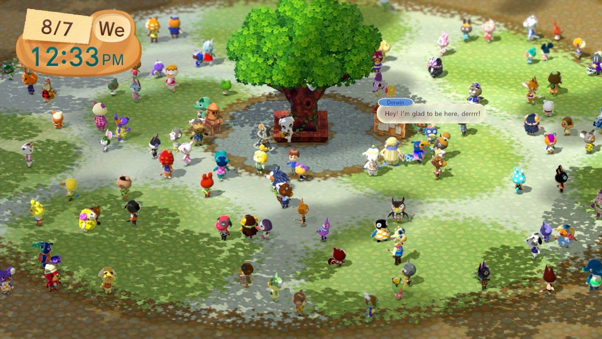 1920x1080 Animal Crossing Plaza For Wii U Photo Desktop Wallpaper