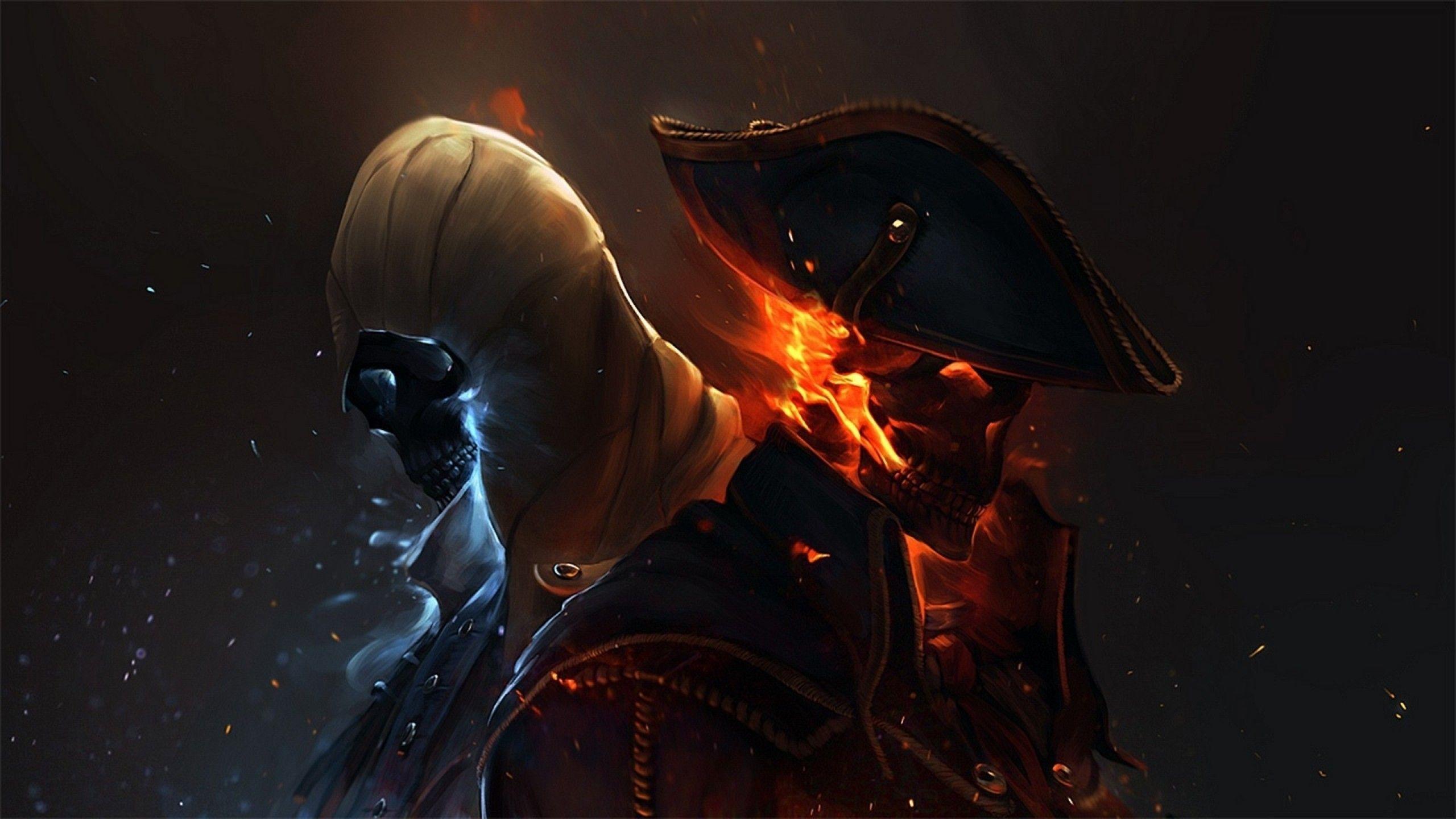 2560x1440 Overwatch Reaper Wallpaper