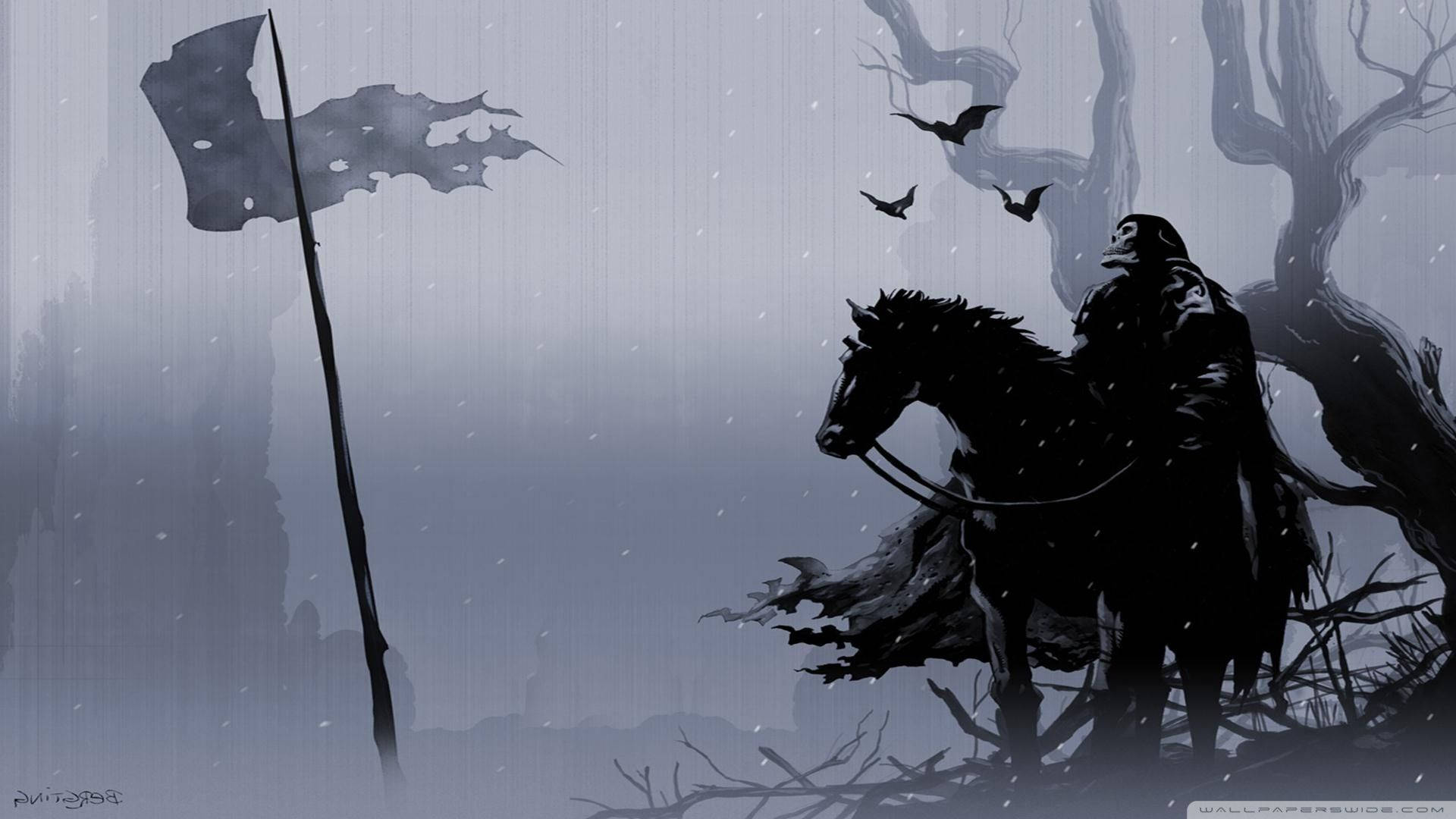 1920x1080 Download Death Knight Riding Horse Wallpaper