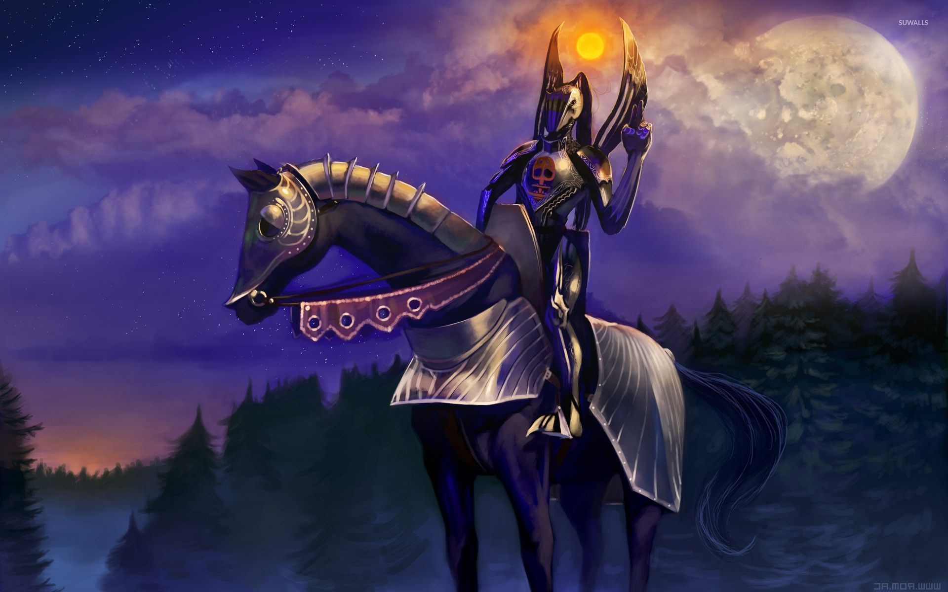 1920x1200 Knight on his horse wallpaper wallpaper
