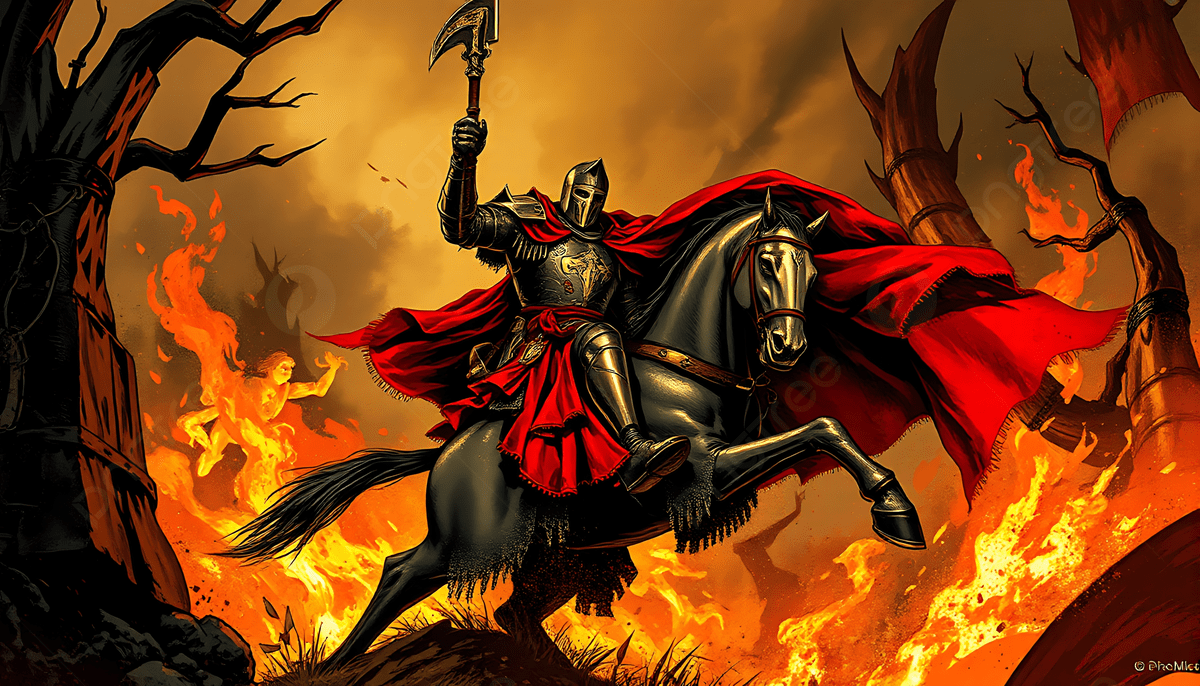 1200x686 A Knight On Horse In Forest Background, Background, Wallpaper, Photo Background Image And Wallpaper for Free Download