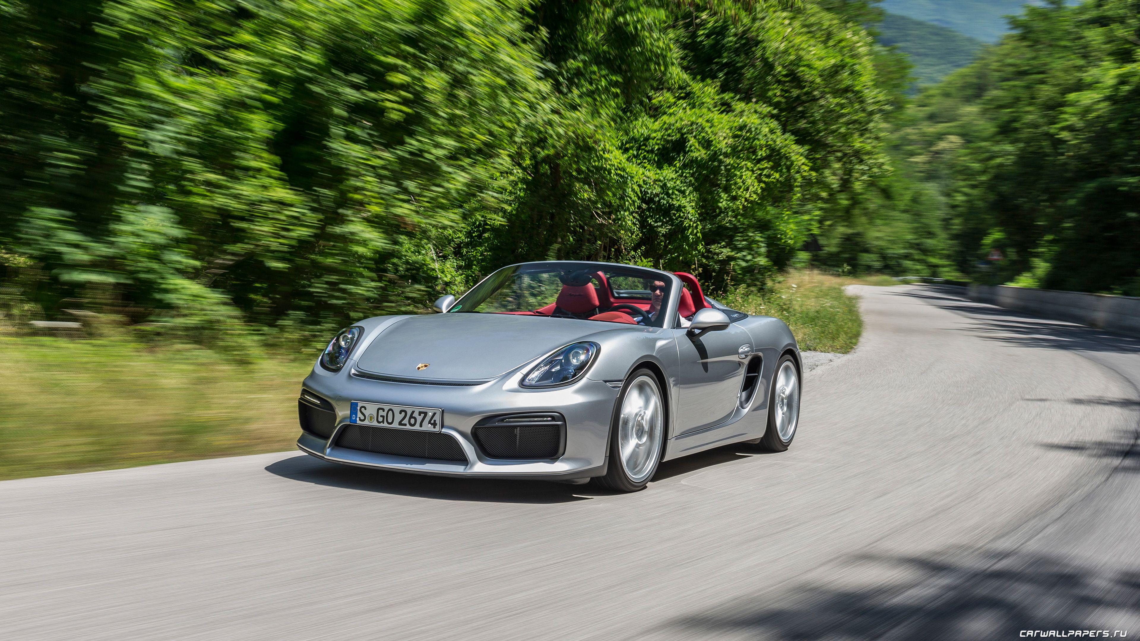 3840x2160 Cars desktop wallpaper Porsche Boxster Spyder