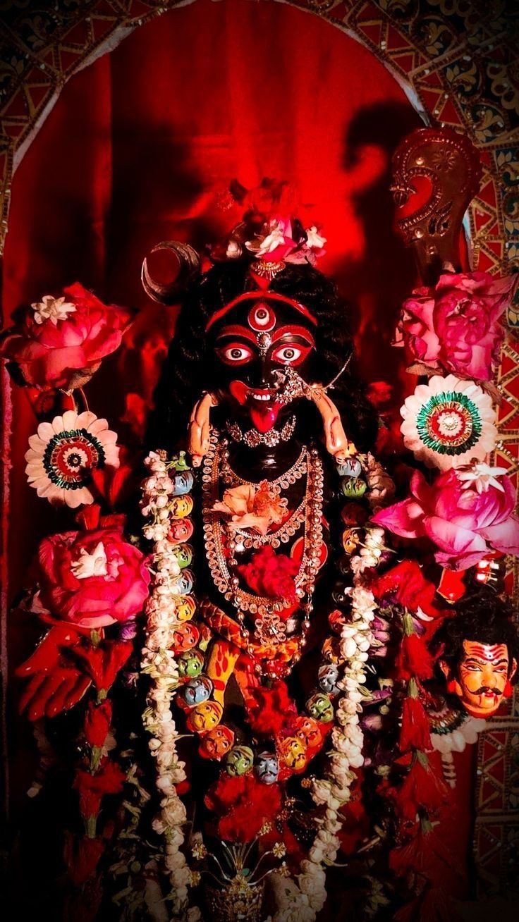 736x1308 Durga Puja. Kali picture, Maa kali photo, Kali goddess