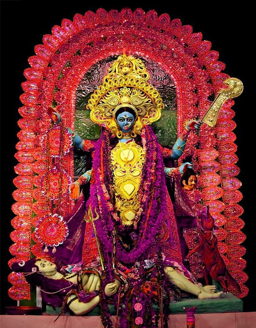 850x1088 Celebrate Bengali Kali Puja 2015 With Amazing SMS And For Facebook, WhatsApp HD phone wallpaper