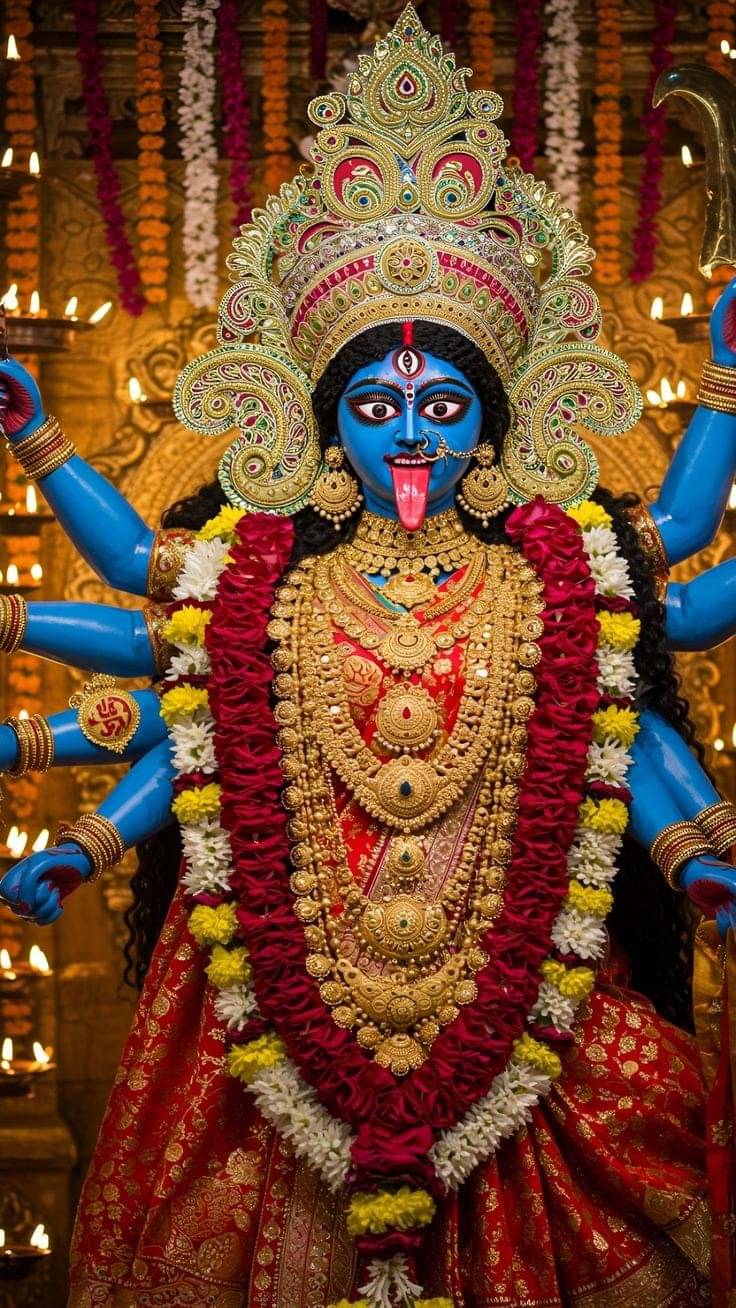 736x1308 Kali Puja 2025: Why People Worship The Fiercest Form Of Durga In Some Parts Of India On Diwali? Know The Significance