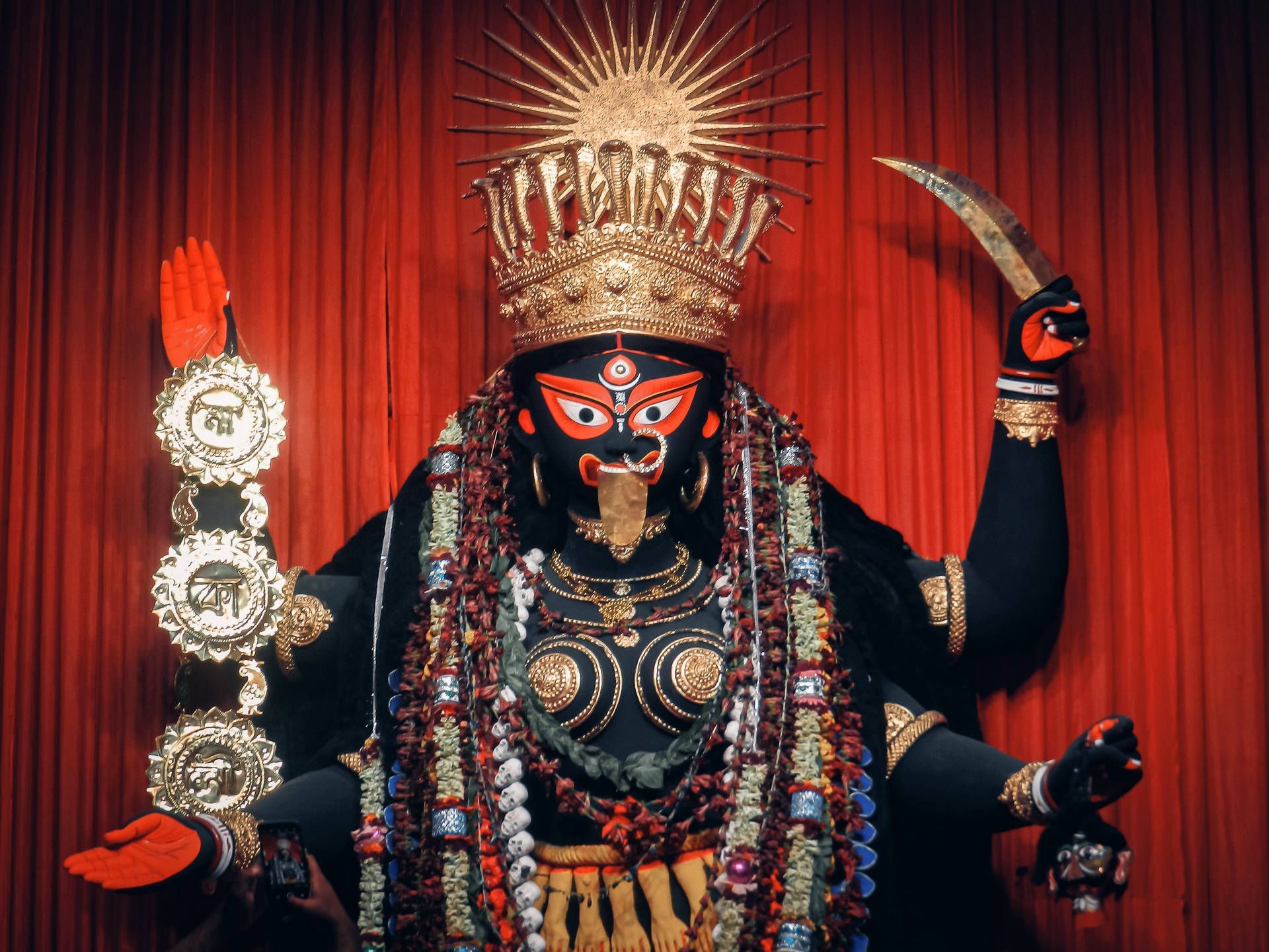 1920x1440 Download Mystical Representation of Goddess Kali Wallpaper