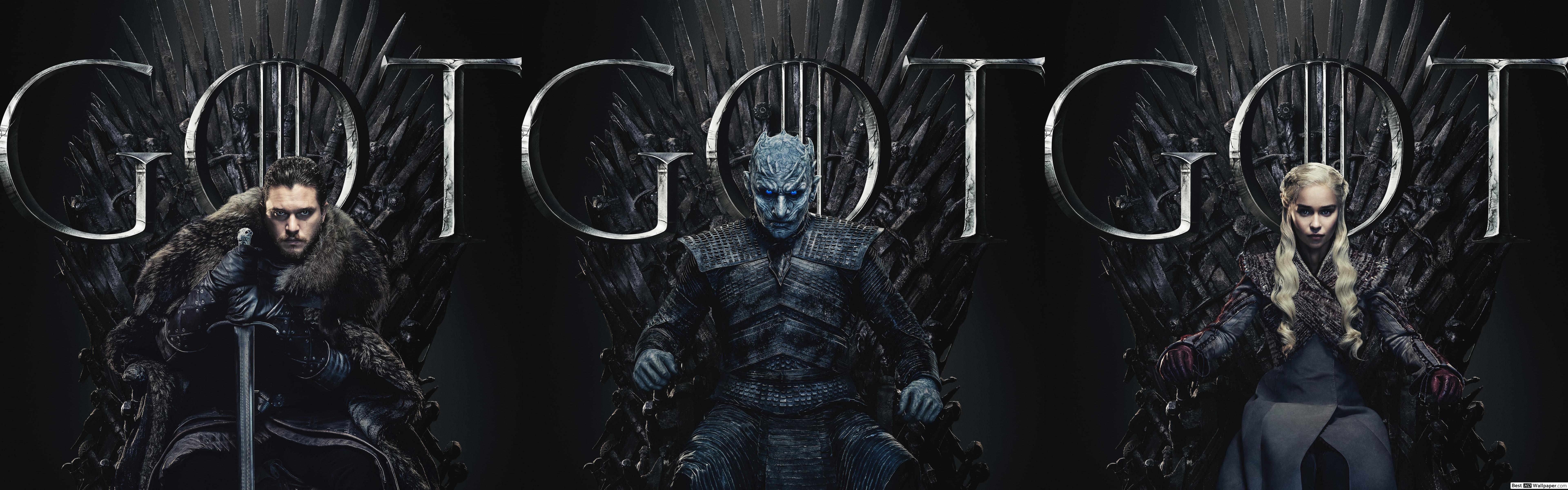 7680x2400 Game of Thrones Season 8 HD wallpaper download