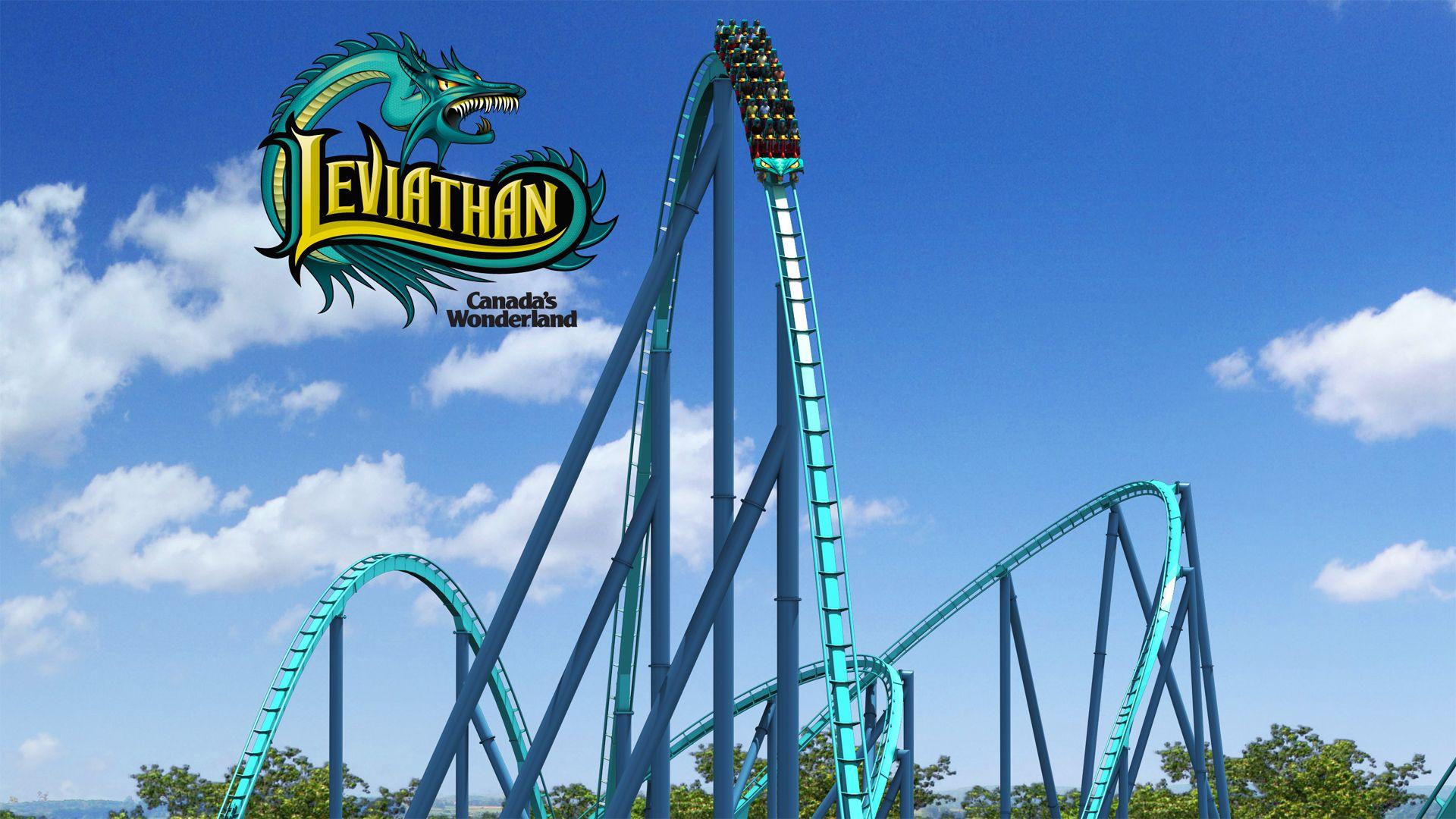 1920x1080 Leviathan First Drop at Canada's Wonderland Desktop Wallpaper