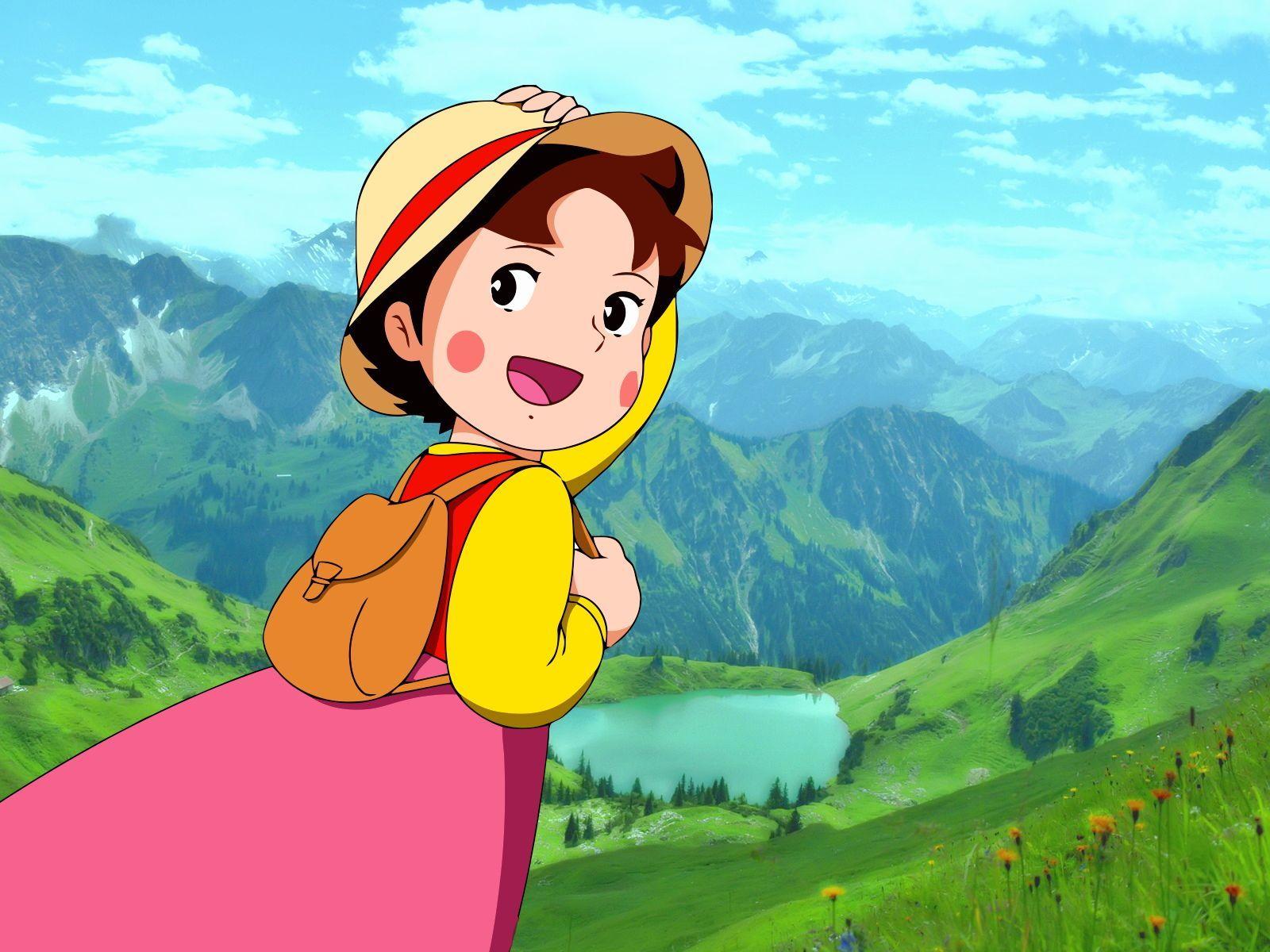 1600x1200 Heidi Cartoon Wallpaper