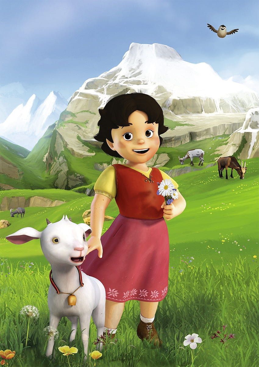 850x1202 Heidi cartoon HD wallpaper