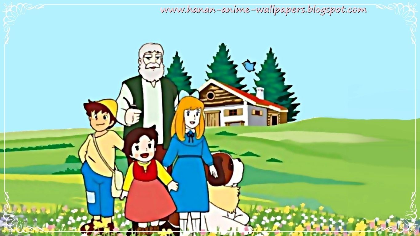 1366x768 anime wallpaper: The Story of Heidi - هايدي