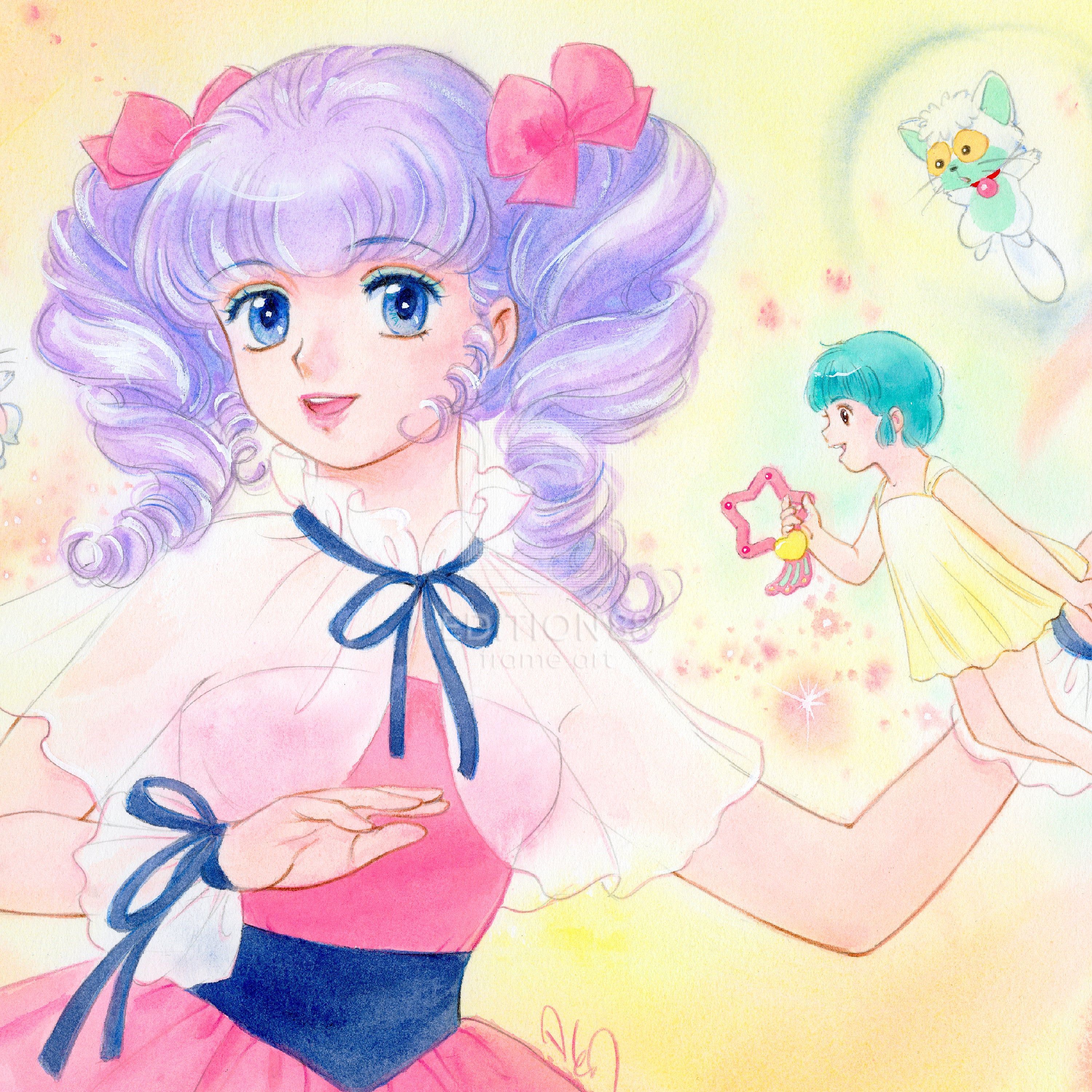 3000x3000 Akemi Takada, Art Print, Magical Angel Creamy Mami
