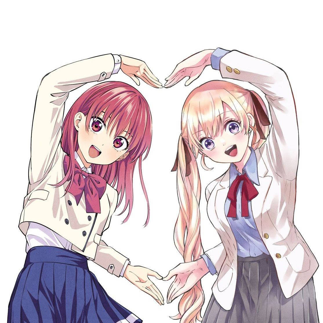 1114x1114 Download Sisters Sachi Erika A Couple Of Cuckoos Wallpaper