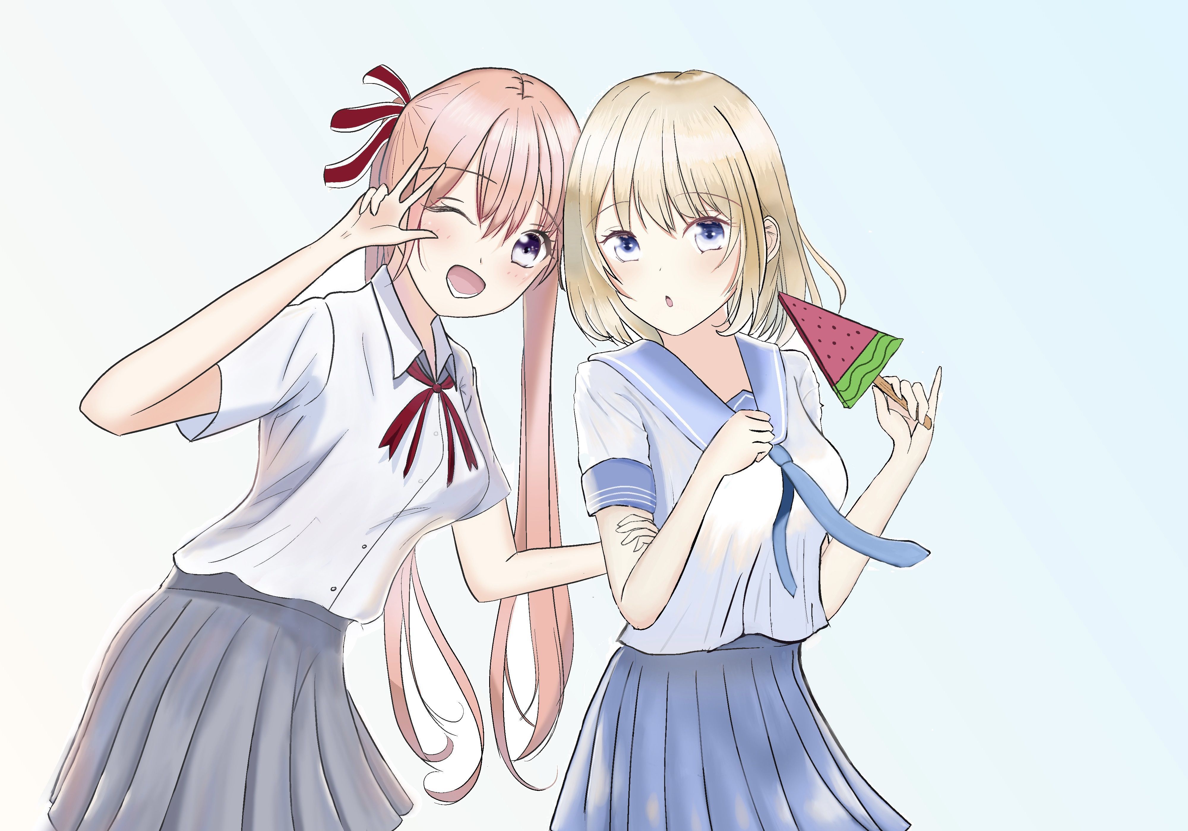 4000x2800 A Couple Of Cuckoos 4K, Erika Amano, Sachi Umino, HD Wallpaper