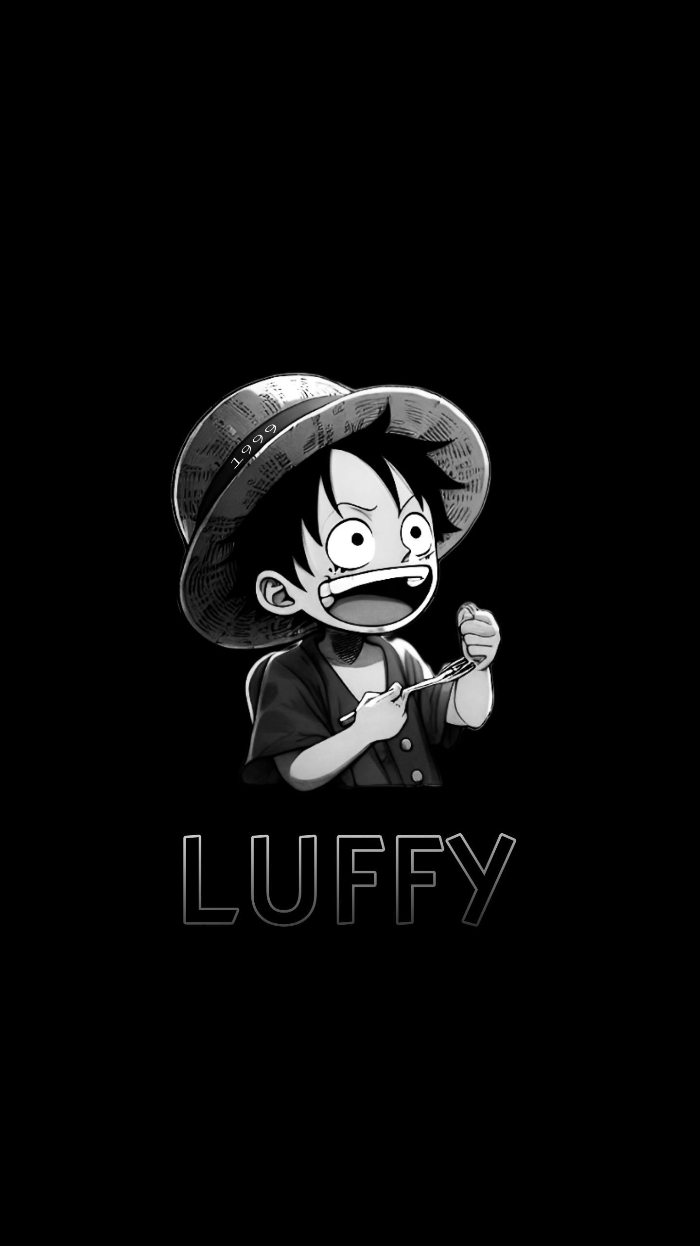 1440x2560 Luffy Amoled Wallpaper