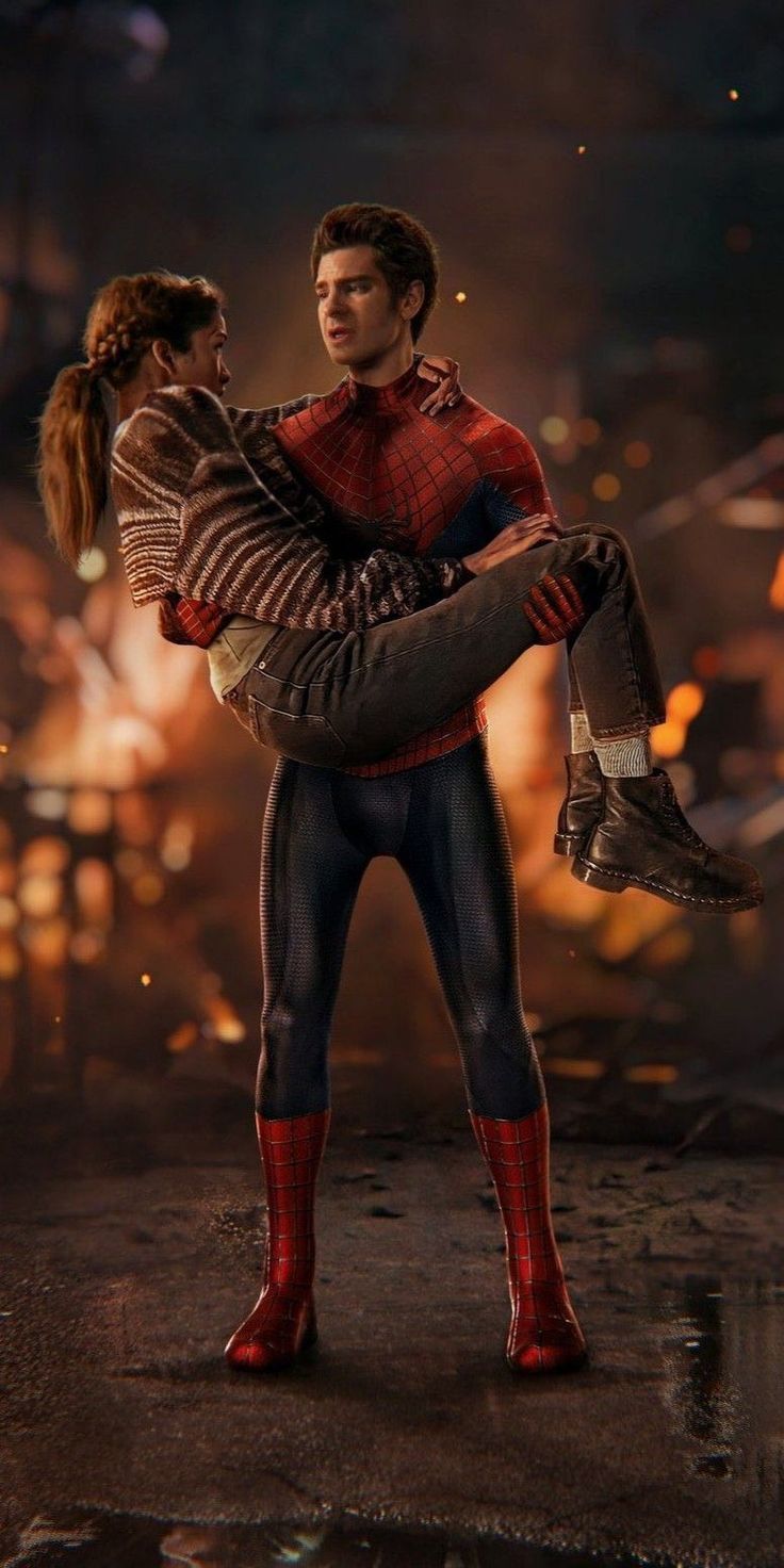 736x1472 SpiderMan & Andrew Sad Moment Wallpaper