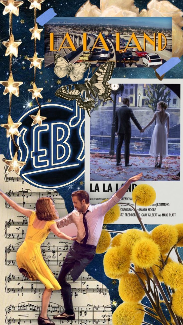 736x1308 lalaland #aesthetic #moodboard #collage #film