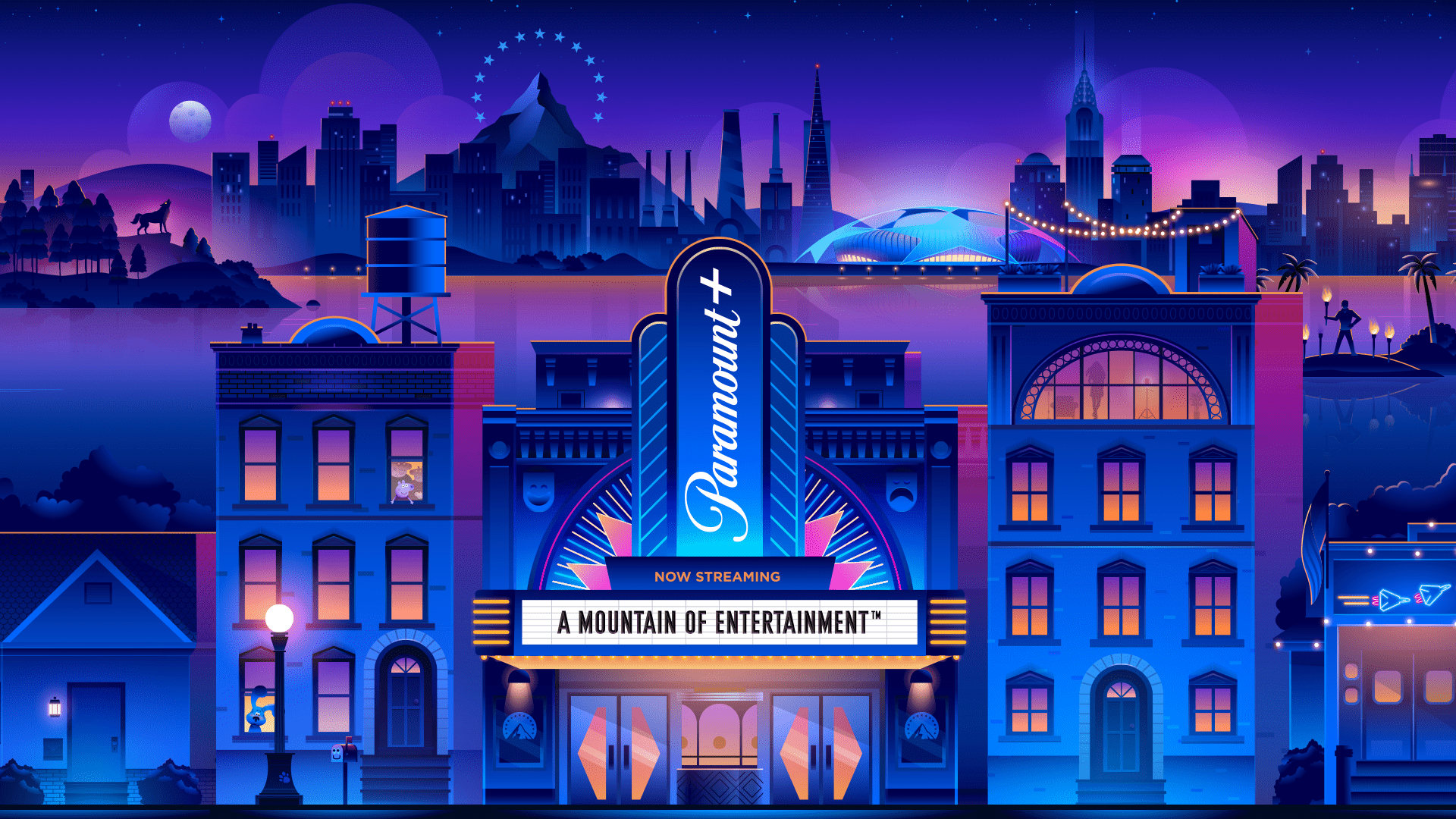 1920x1080 Paramount+ Launches Custom Roku City Neighborhood