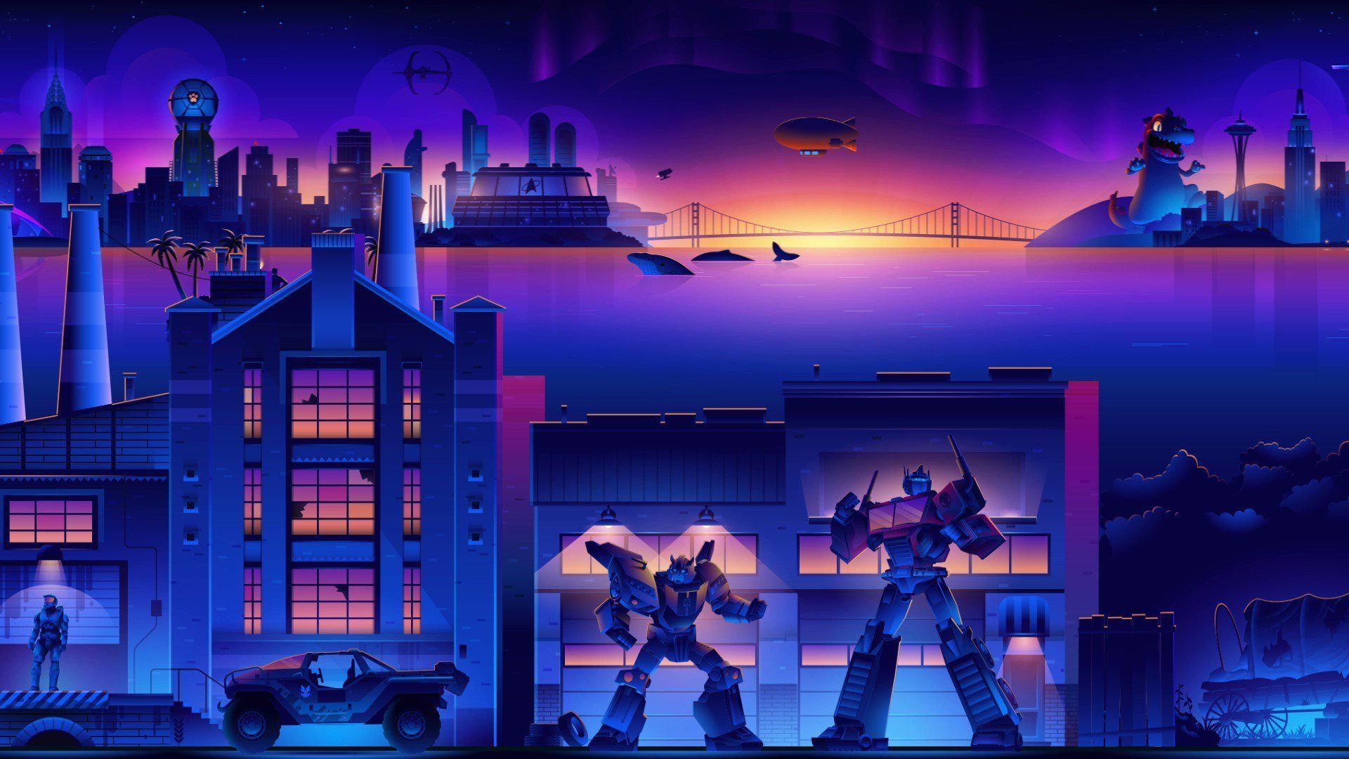 1920x1080 Roku City Wallpaper