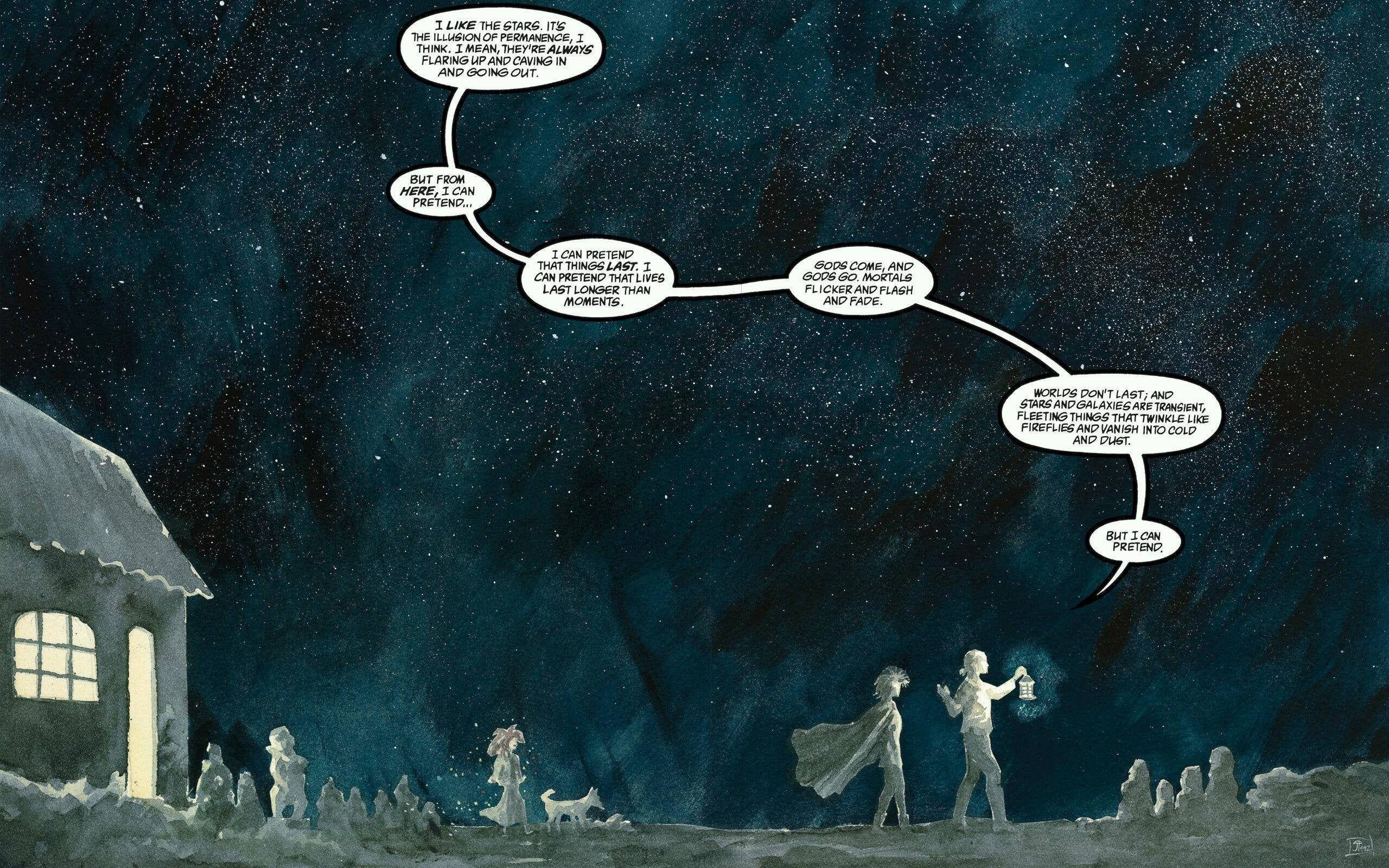 2560x1600 I was reading The Sandman and I saw this panel, it's just simply