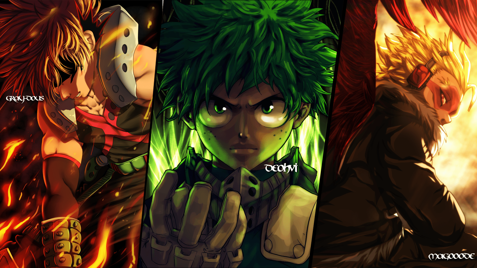 1920x1080 Download My Hero Academia Bakugou Png PNG - png