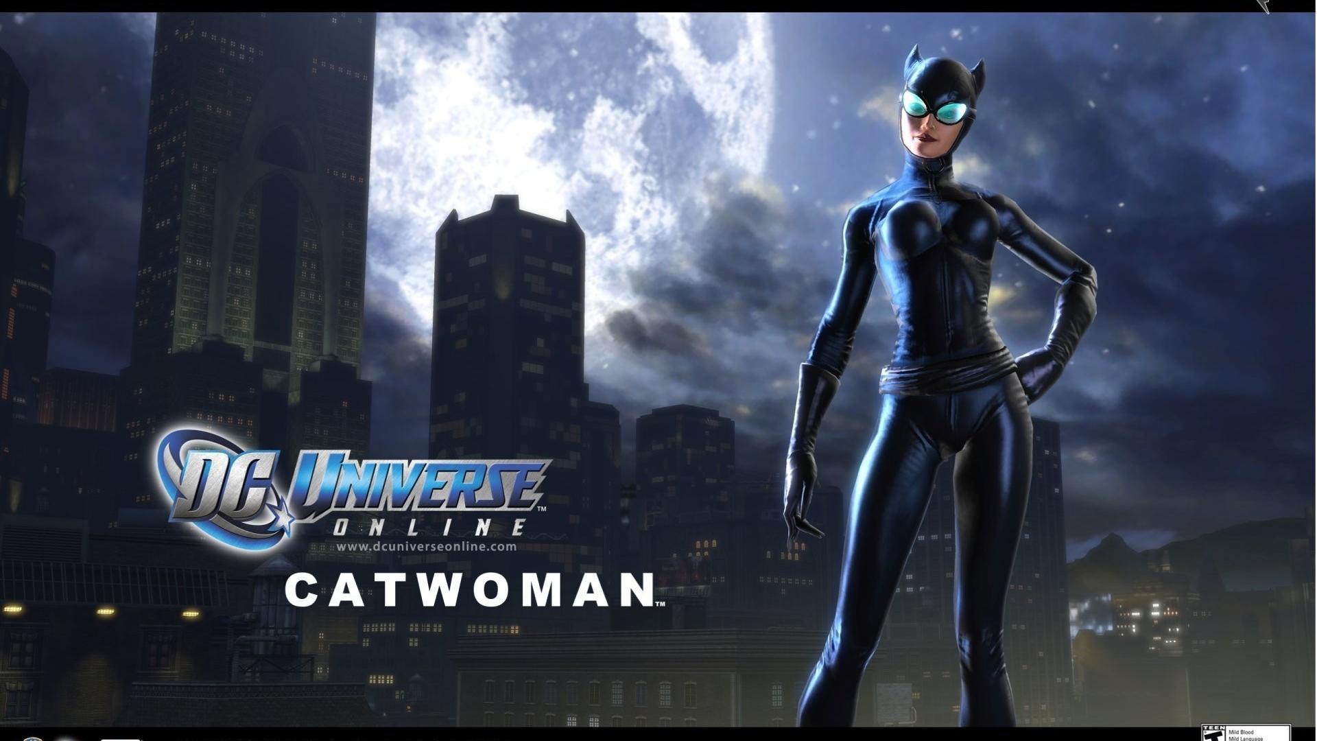 1920x1080 Video games catwoman dc universe online wallpaper