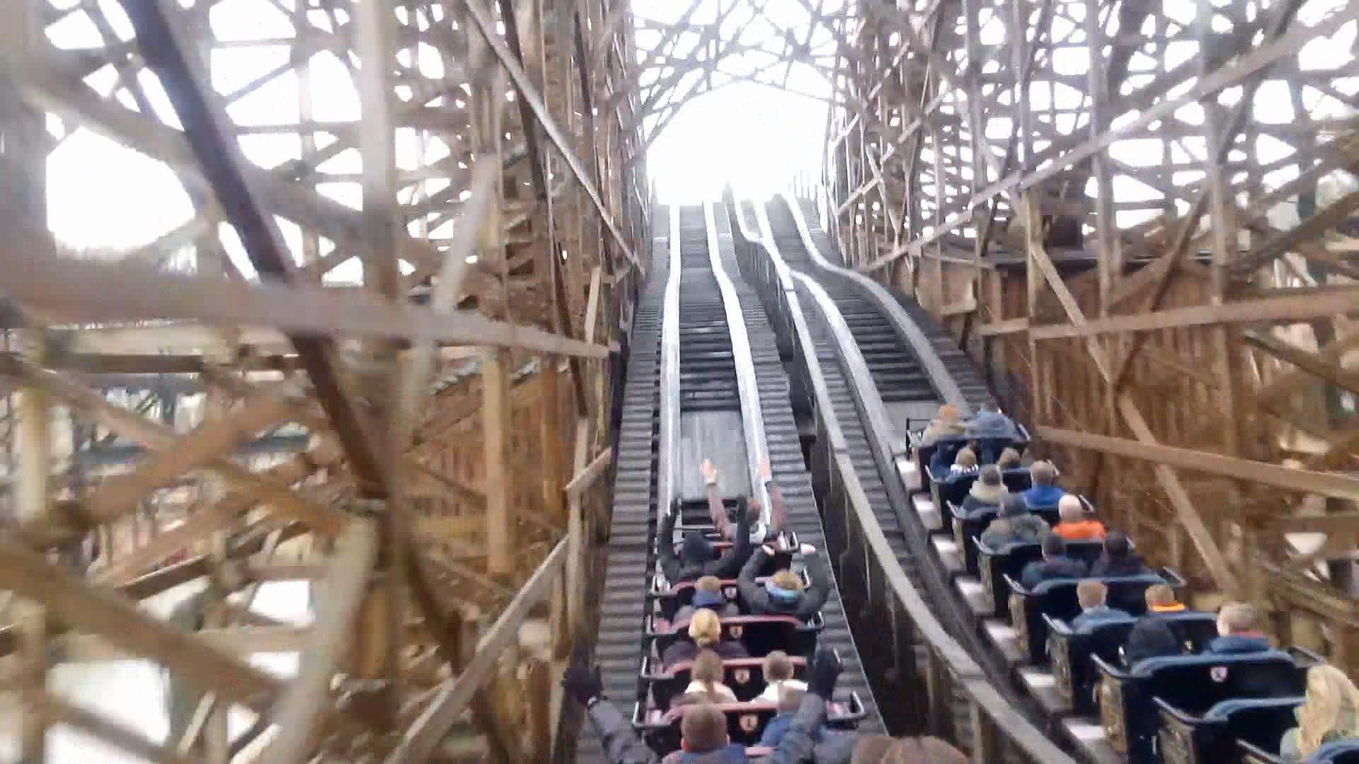 1920x1080 George And The Dragon Roller Coaster wallpaper, Man Made, HQ George