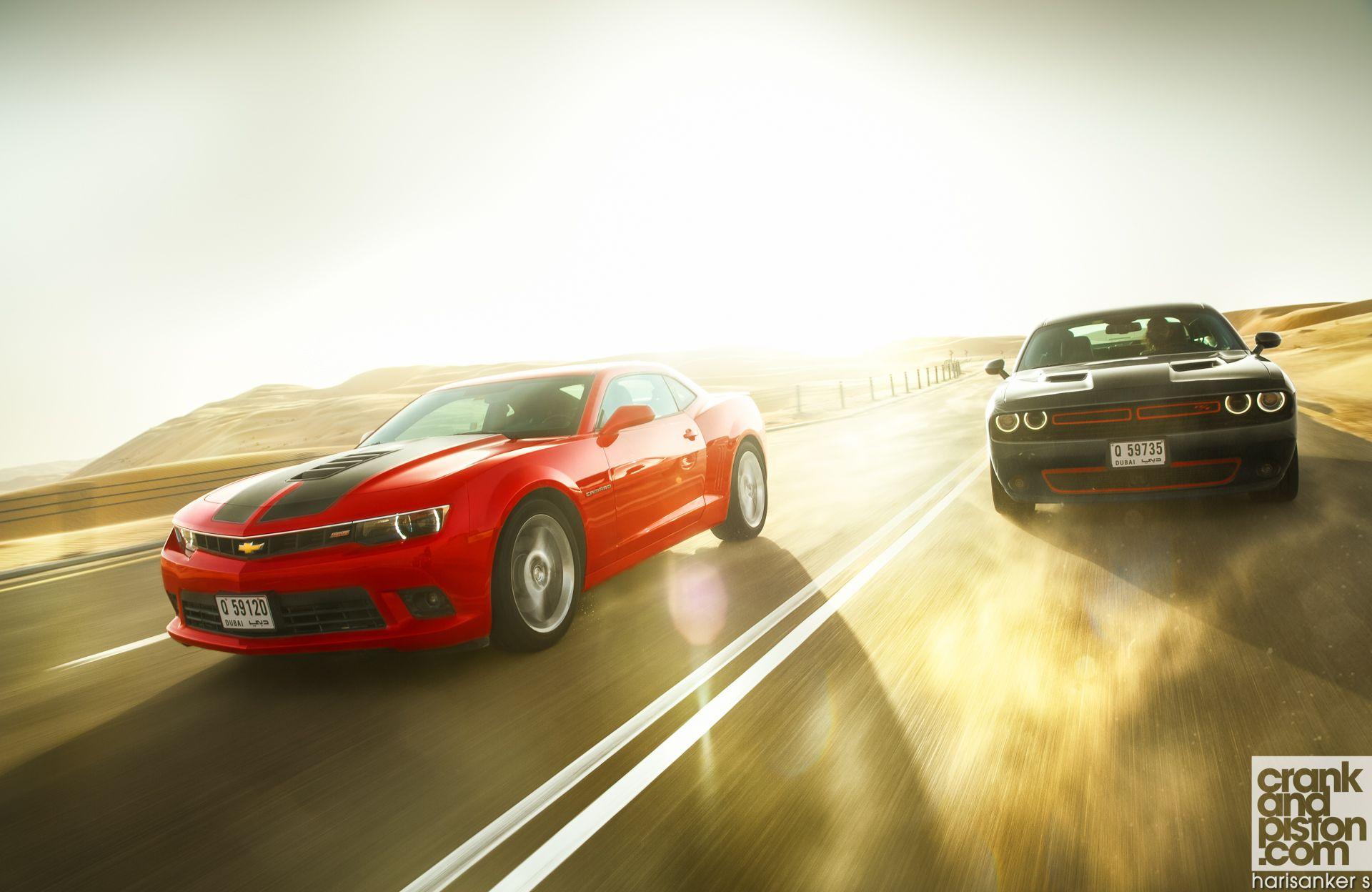 1920x1248 Ford Mustang V Dodge Challenger R T V Chevrolet Camaro SS Wallpaper 2