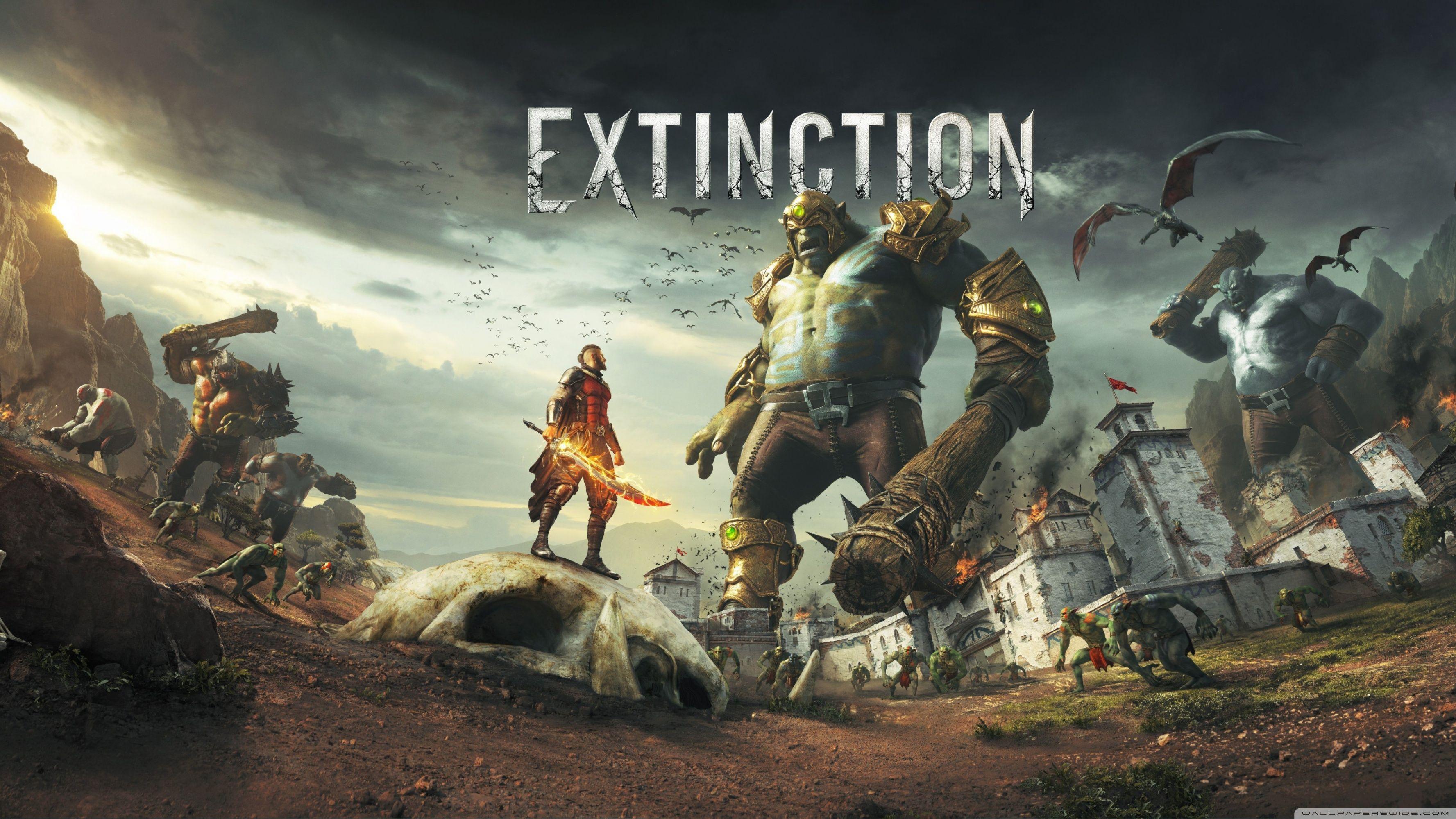 3554x1999 Extinction Game 2018 Ultra HD Desktop Background Wallpaper