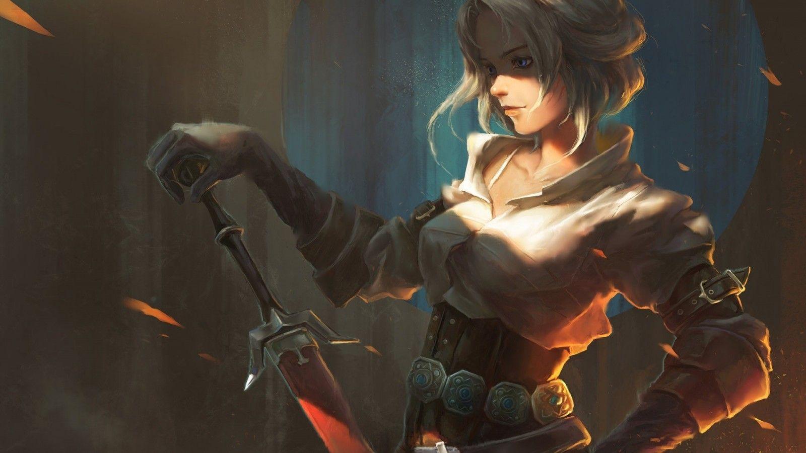 1600x900 Witcher 3 Art Ciri