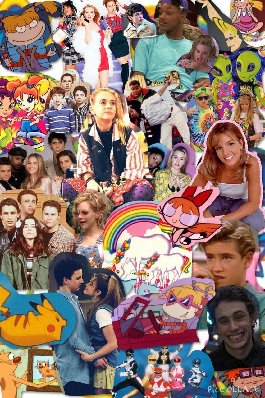 90S Aesthetic Collage Vintage Aesthetic Laptop Wallpaper - pic-nation