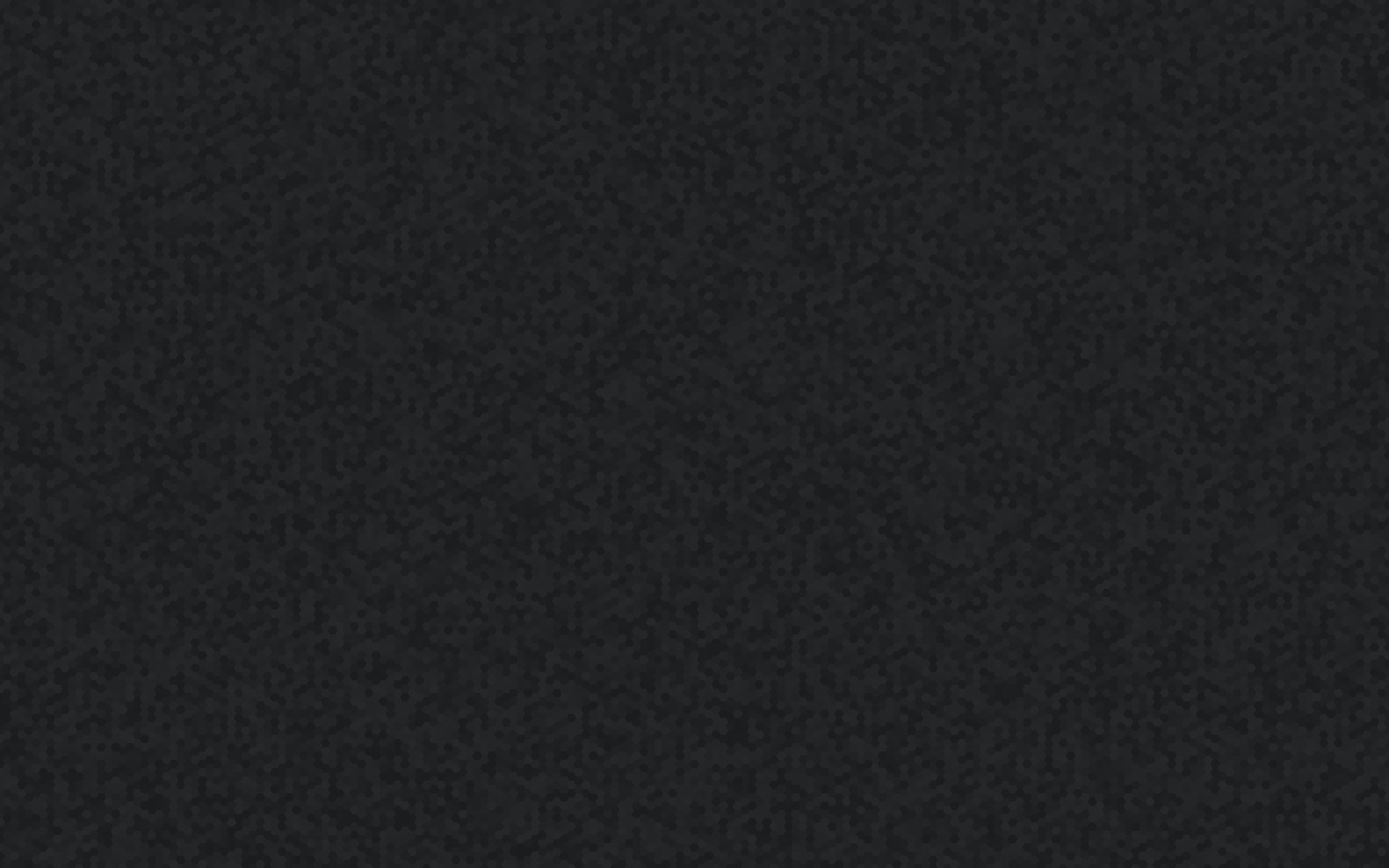 2880x1800 Black and white area rug, hexagon, dark, texture, HD wallpaper