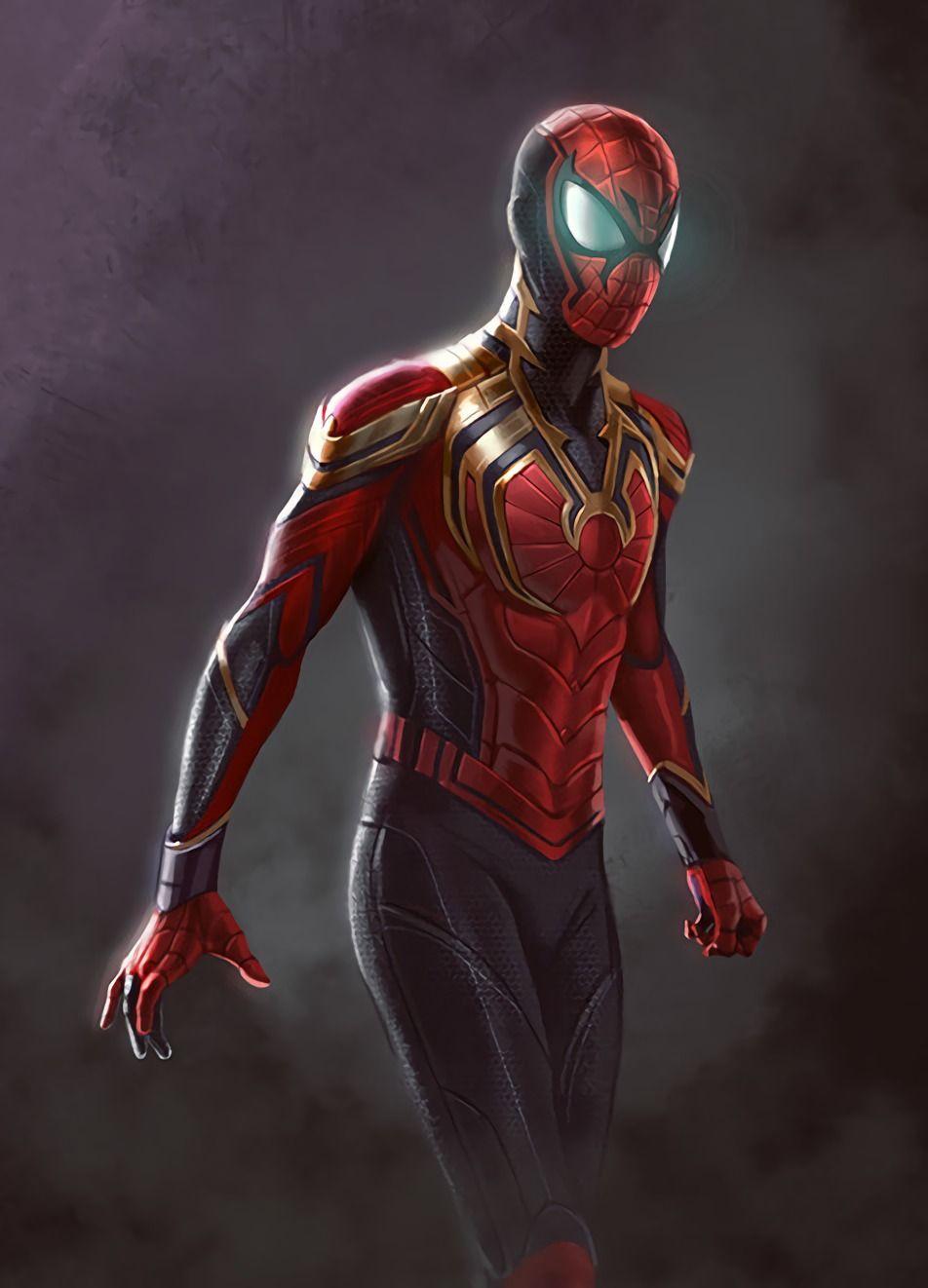 952x1322 Spider Man Wakanda Vibranium Armor Concept Art. Spiderman