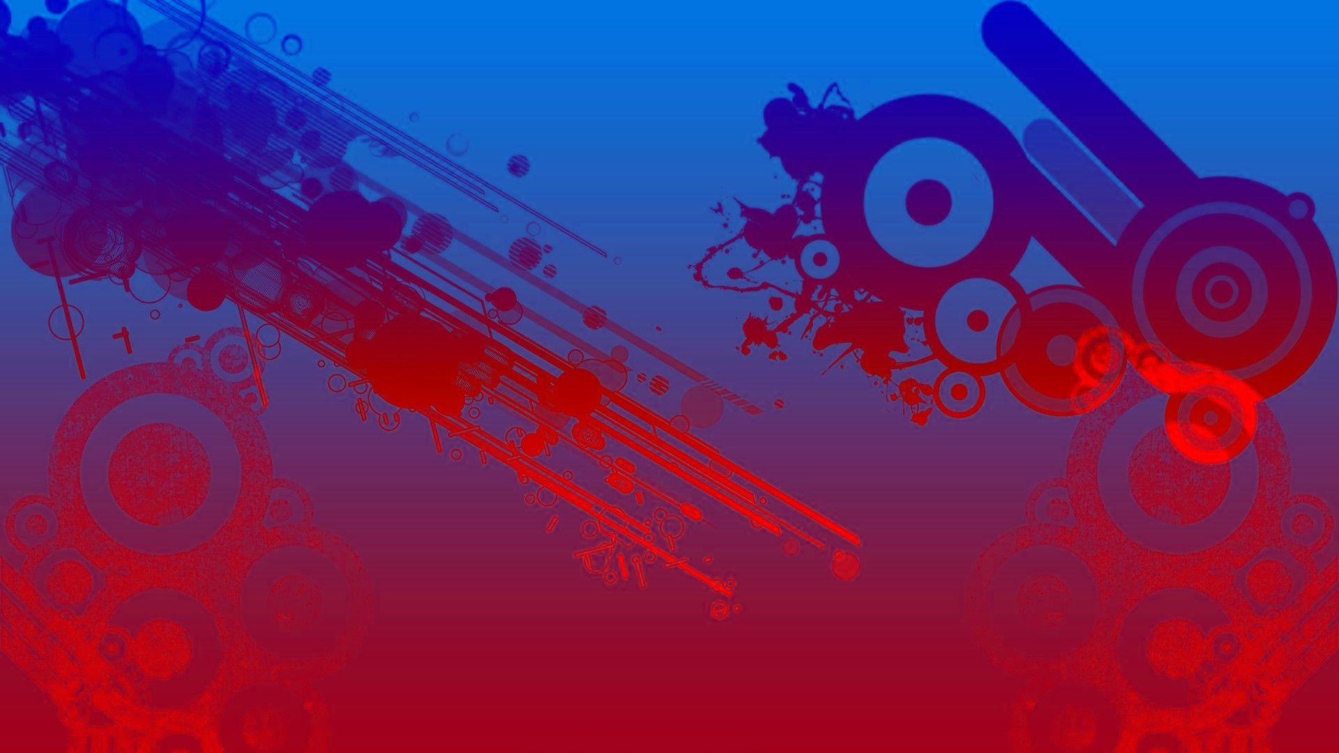 1920x1080 Blue and Red hình nền