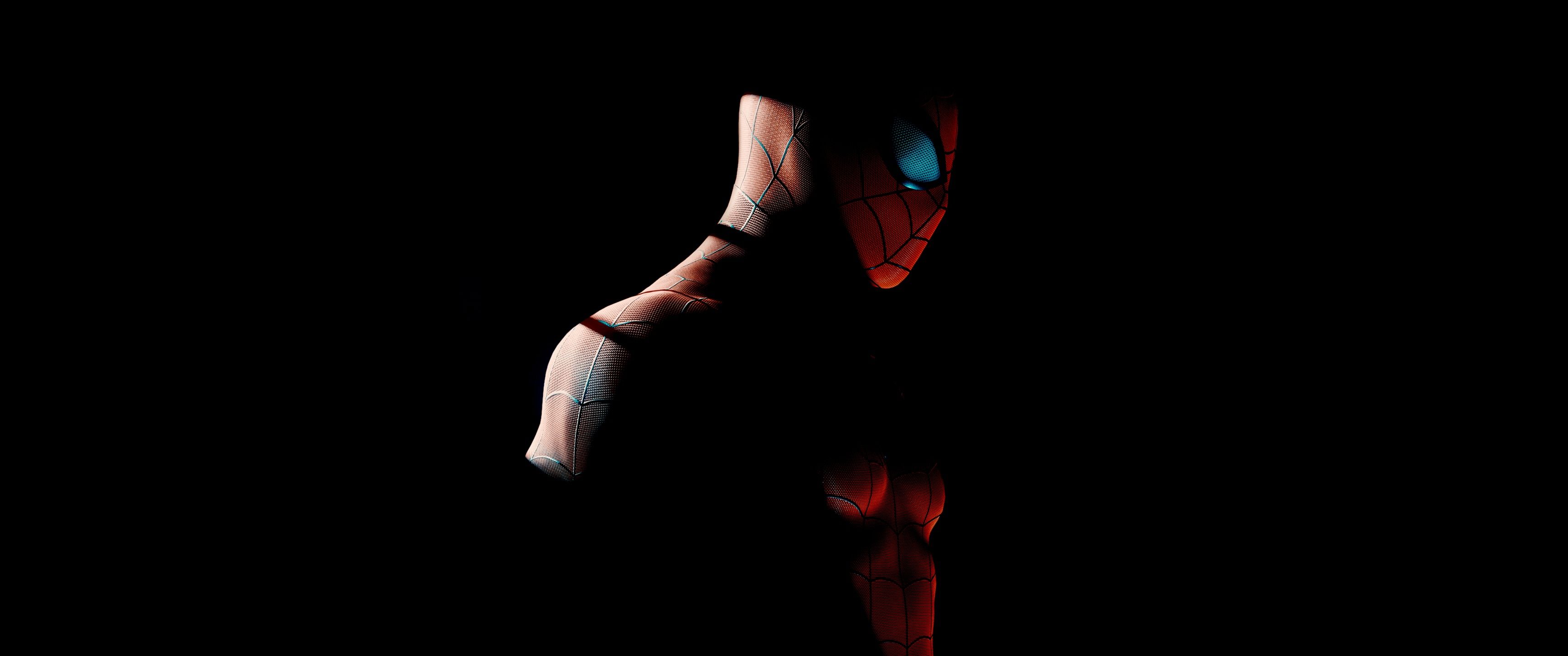 3440x1440 Spider Man Wallpaper 4K, Superhero, AMOLED