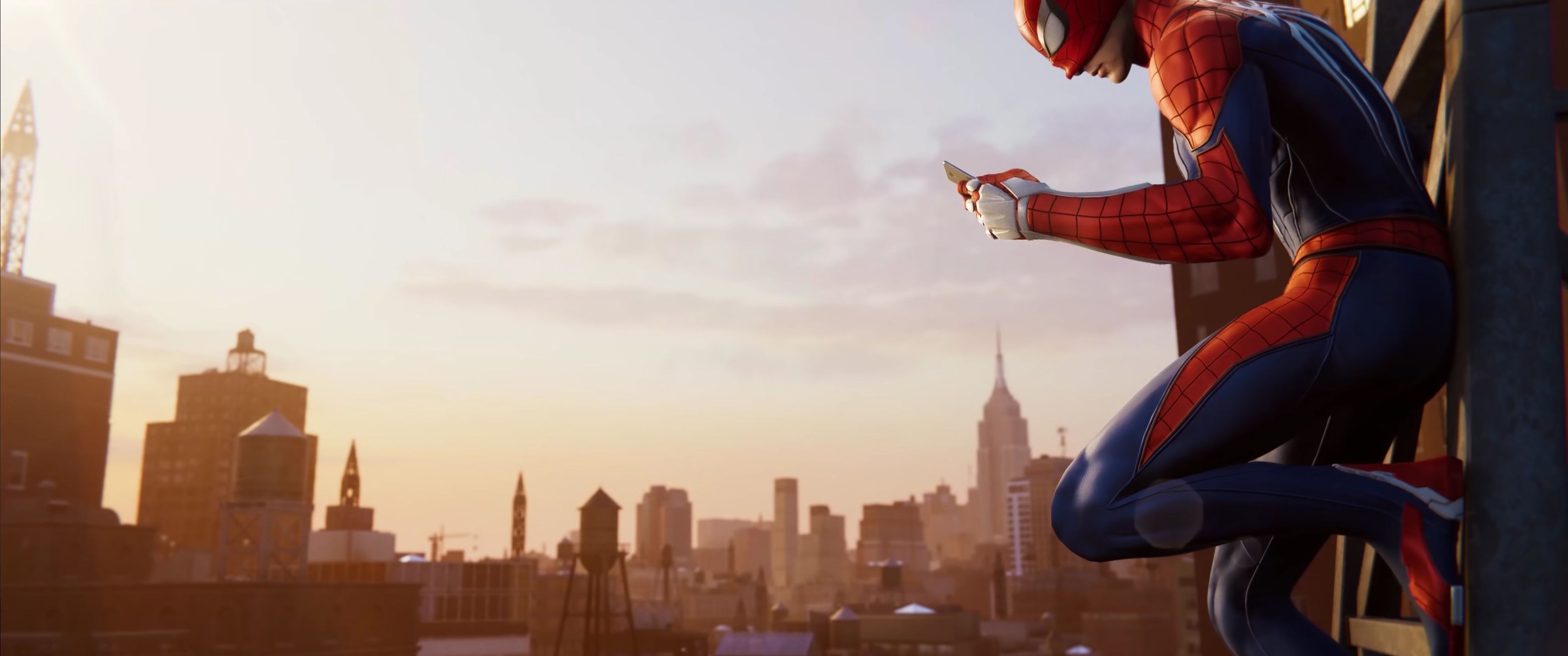 3440x1440 Download Spider Man PS4 Game, Spider, Man, Ps Game Wallpaper in 3440x1440 Resolution