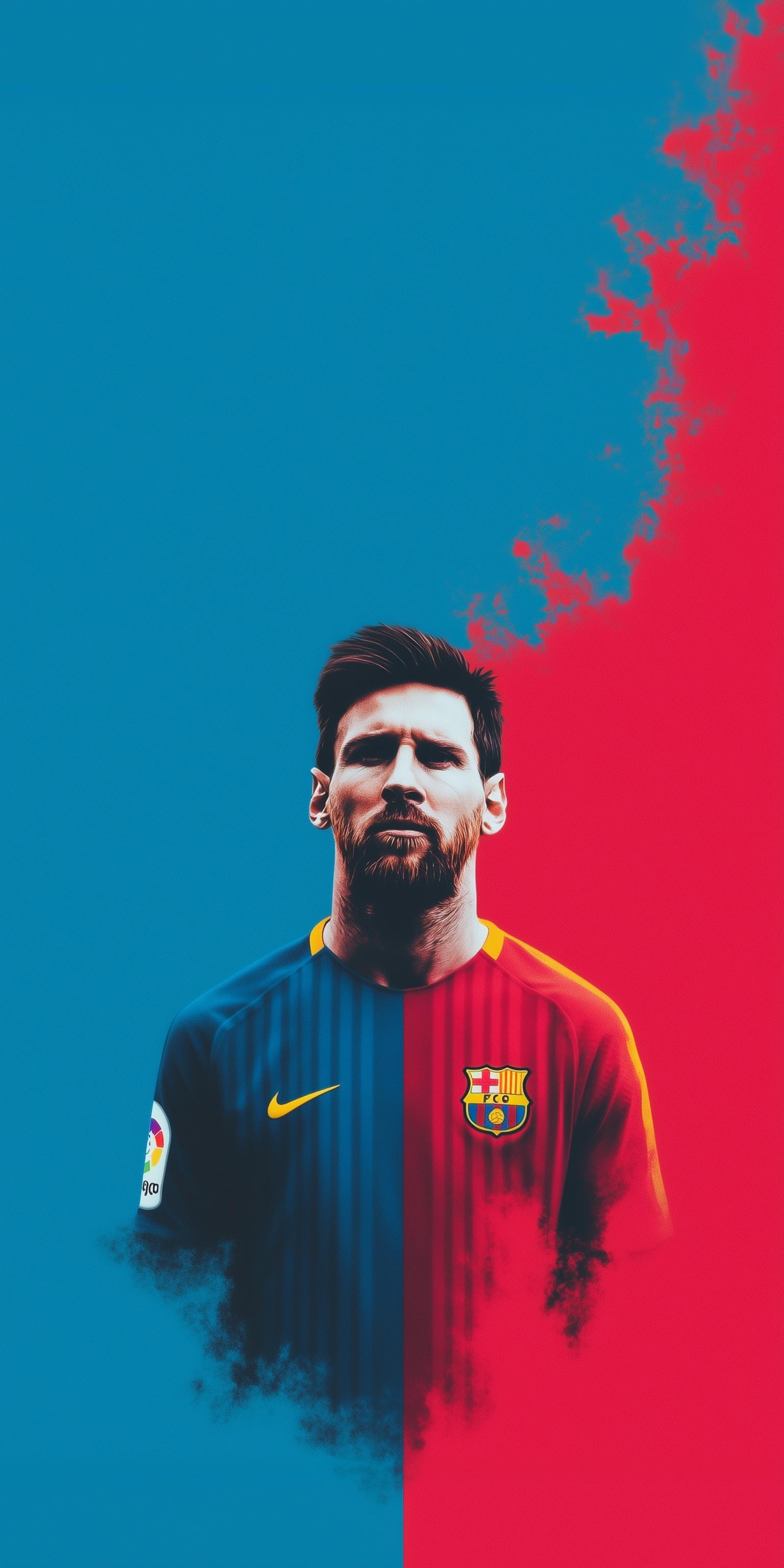 1536x3072 Beautiful Lionel Messi Wallpaper (4k Quality)