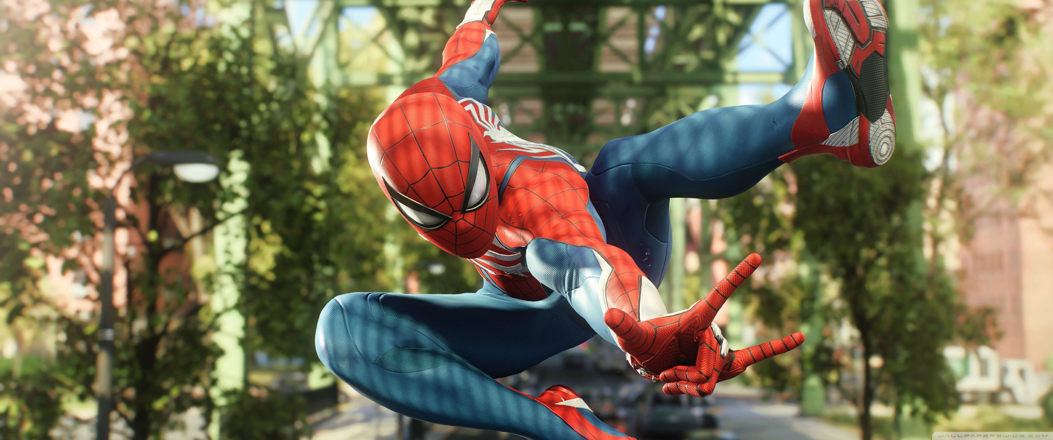 3440x1440 Marvel's Spider Man 2 Video Game 4K UHD Wallpaper For UltraHD Desktop And TV : Widescreen And UltraWide Display : Smartphone And Tablet Devices