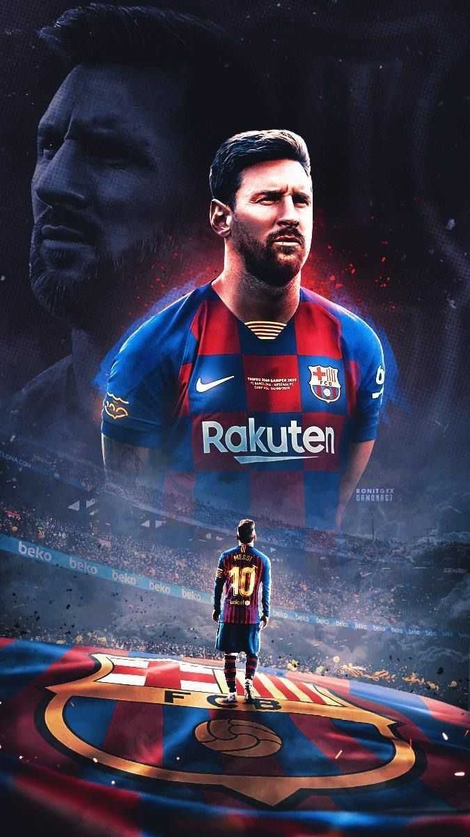 675x1200 4K Lionel Messi Wallpaper