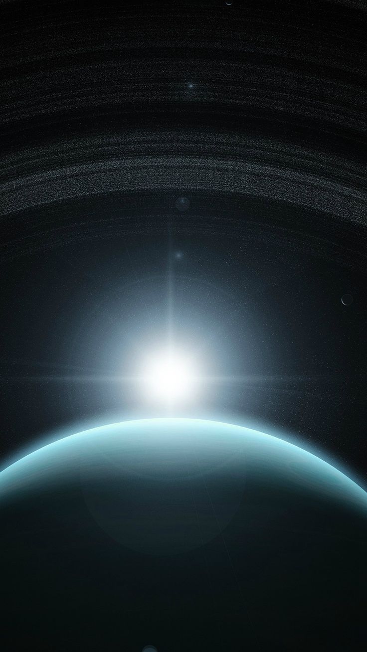 736x1308 Space Planet Blue Interstellar Light iPhone 8 Wallpaper