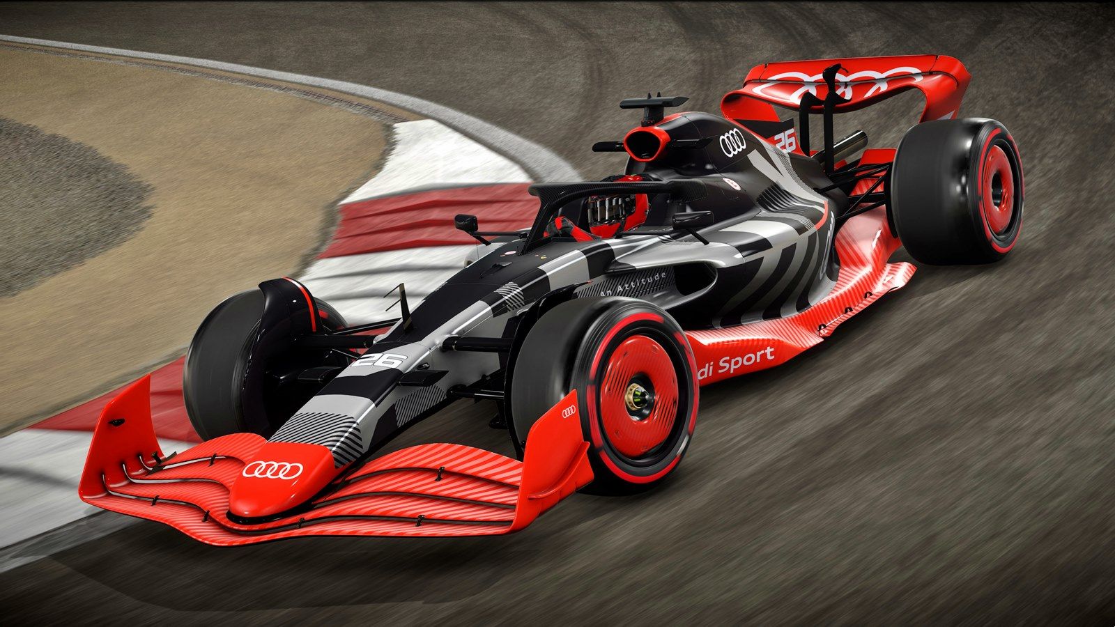 1600x900 Audi's F1 Car Is Already Racing The Virtual World