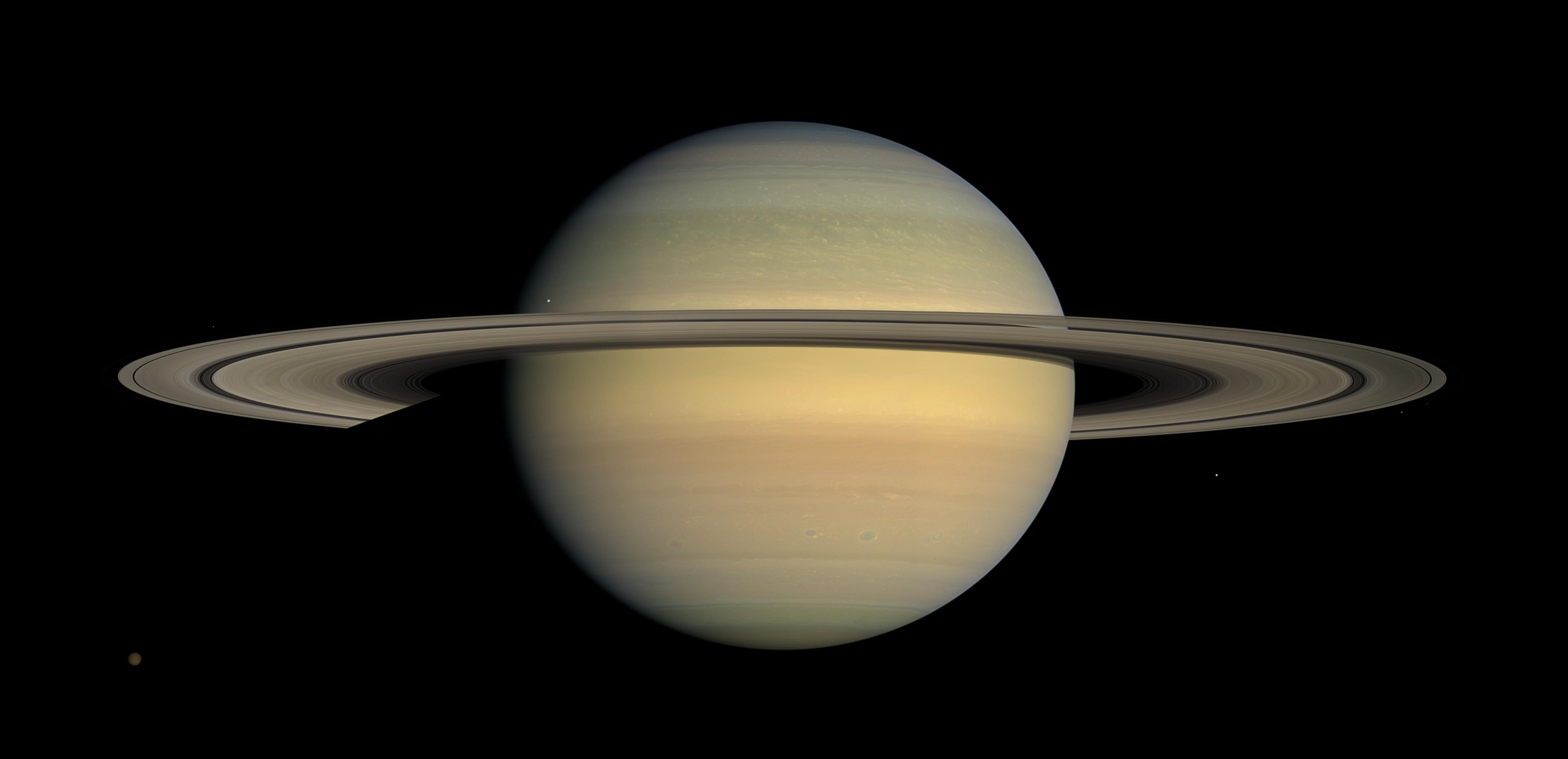 4613x2233 Saturn. Four Years On. NASA Jet Propulsion Laboratory (JPL)